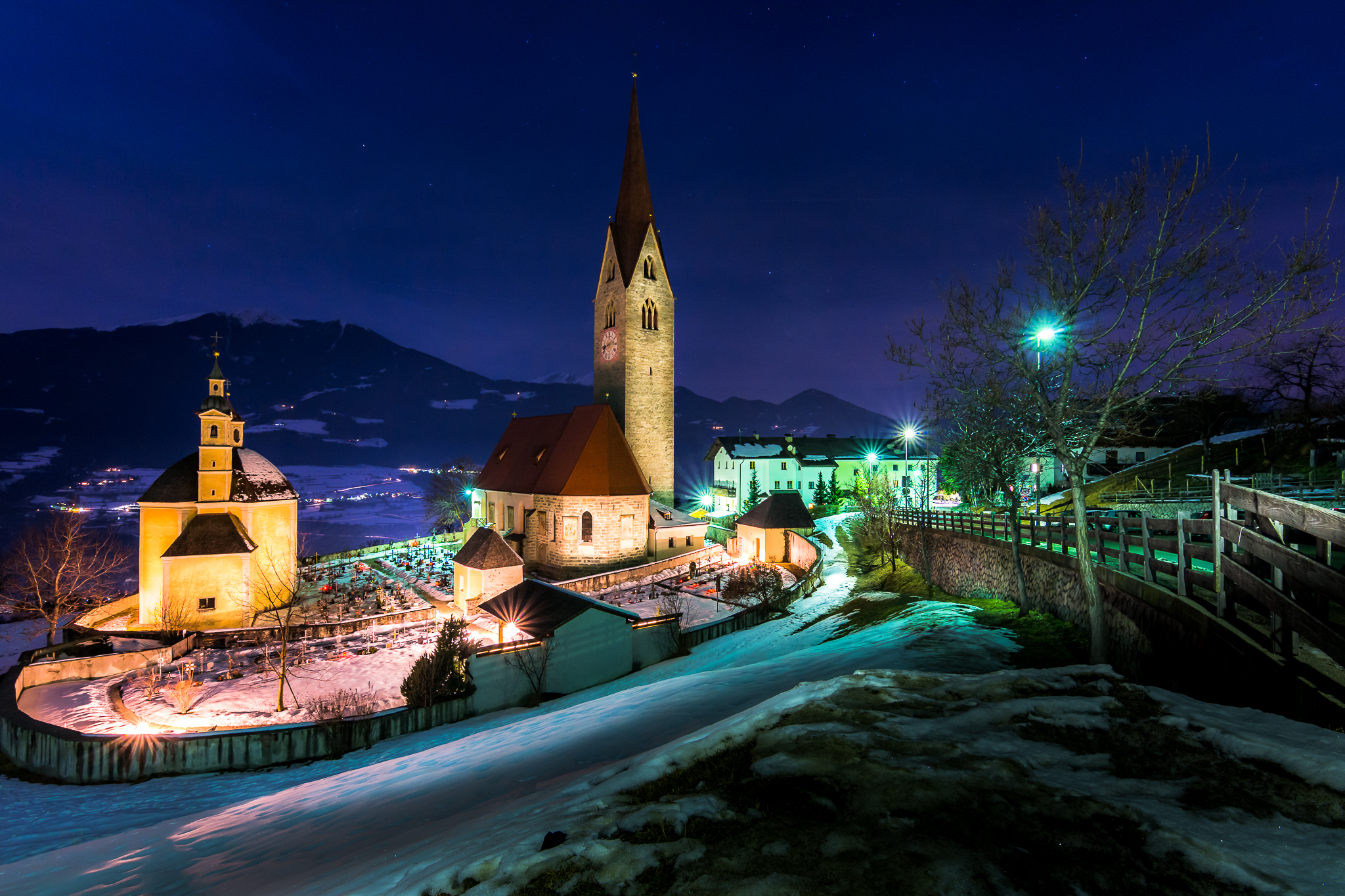 Cold night.