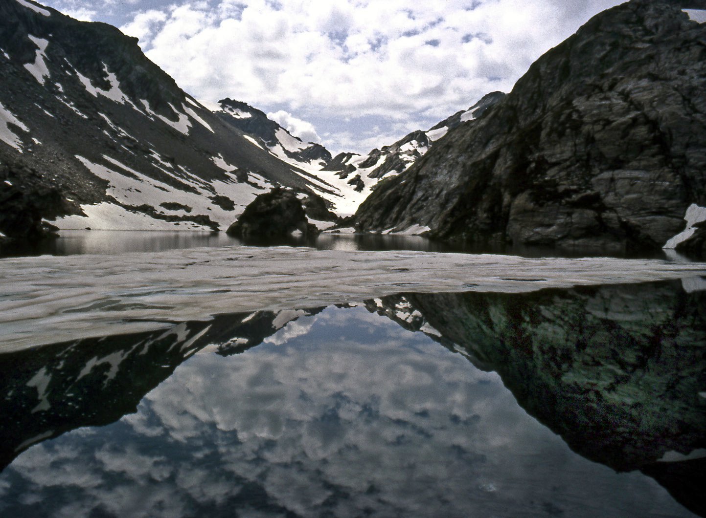 Lago superiore di Bellecombe (agosto 1983)
