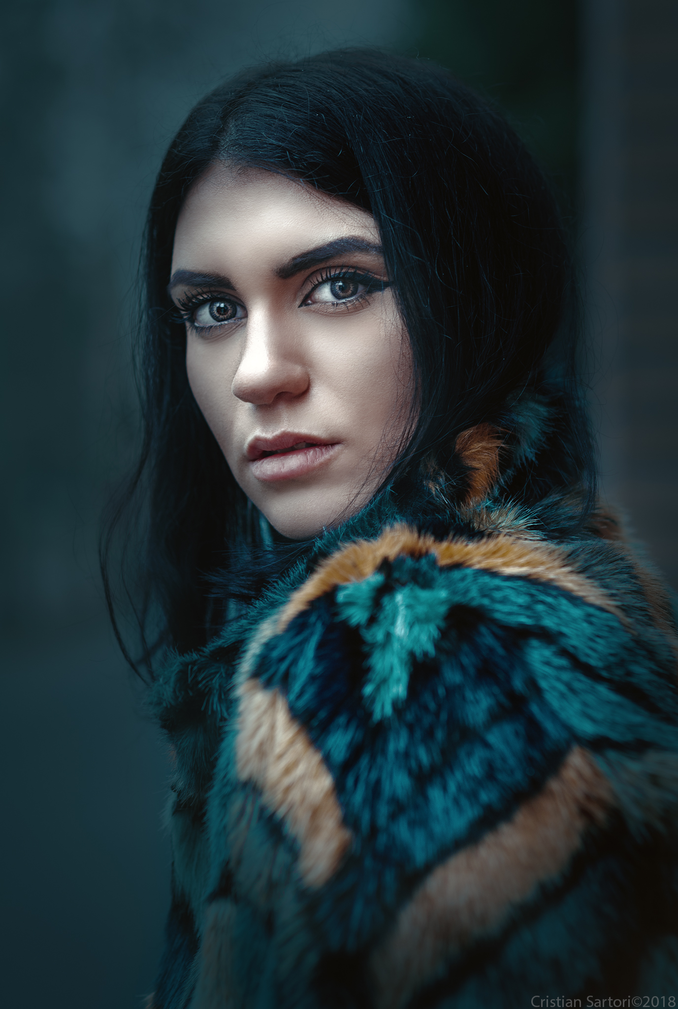 A colorful foggy afternoon