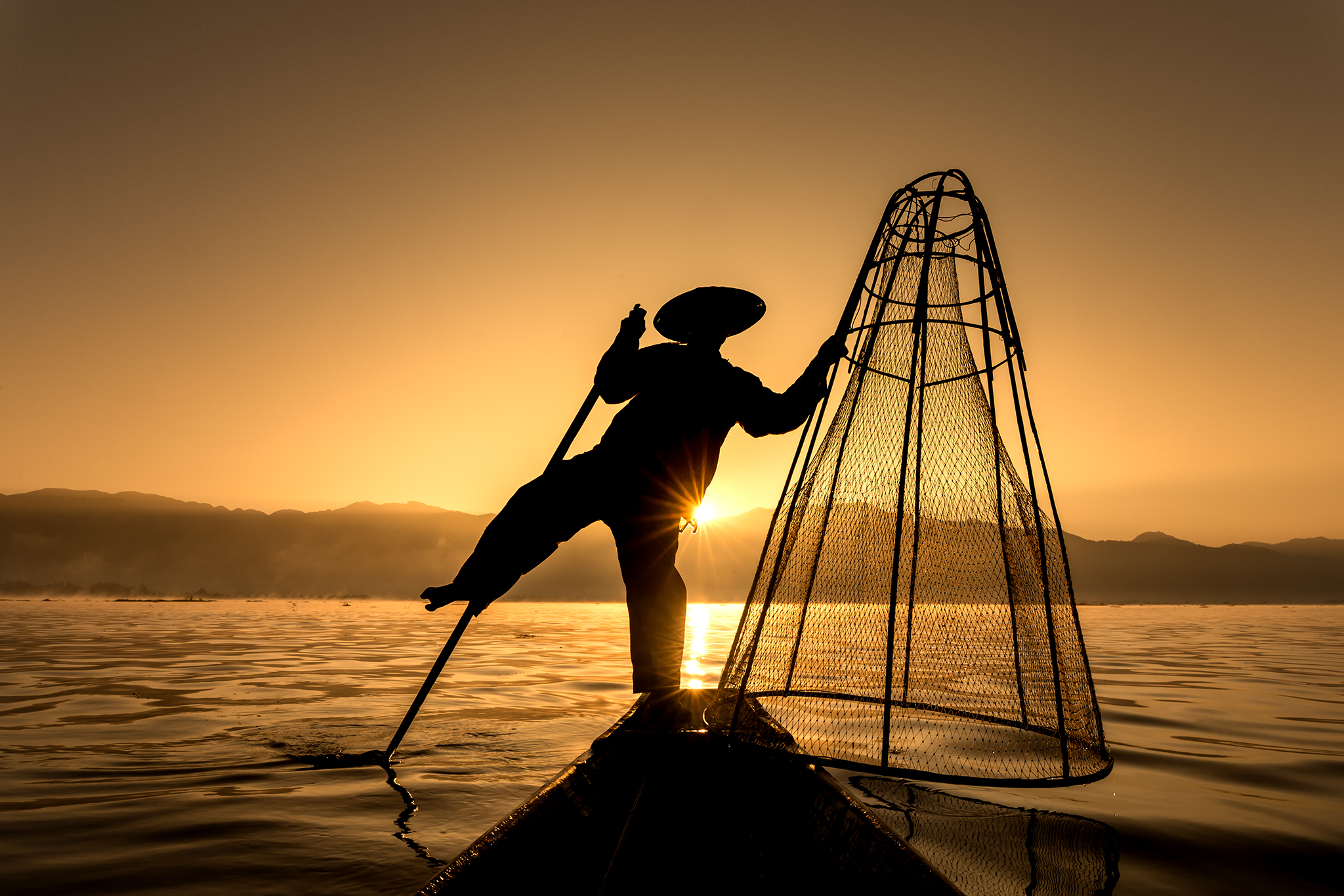 Golden fisherman ..