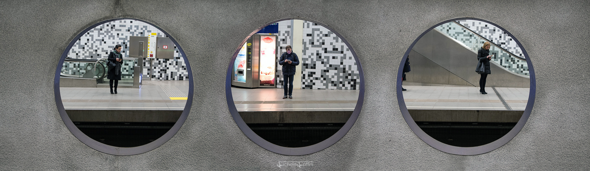 Rotterdam - Metro, frammenti di attesa.