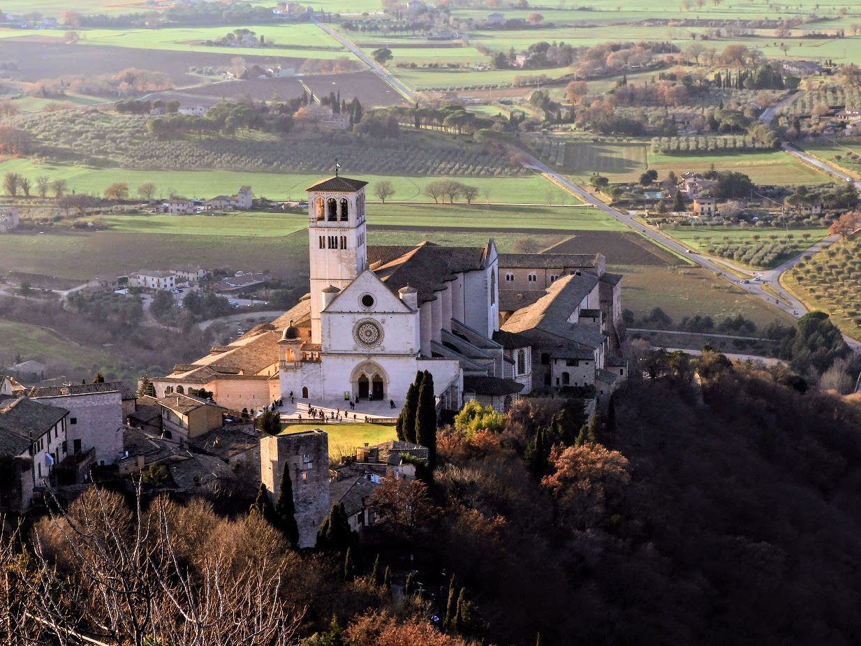 La basilica vista dall'alto