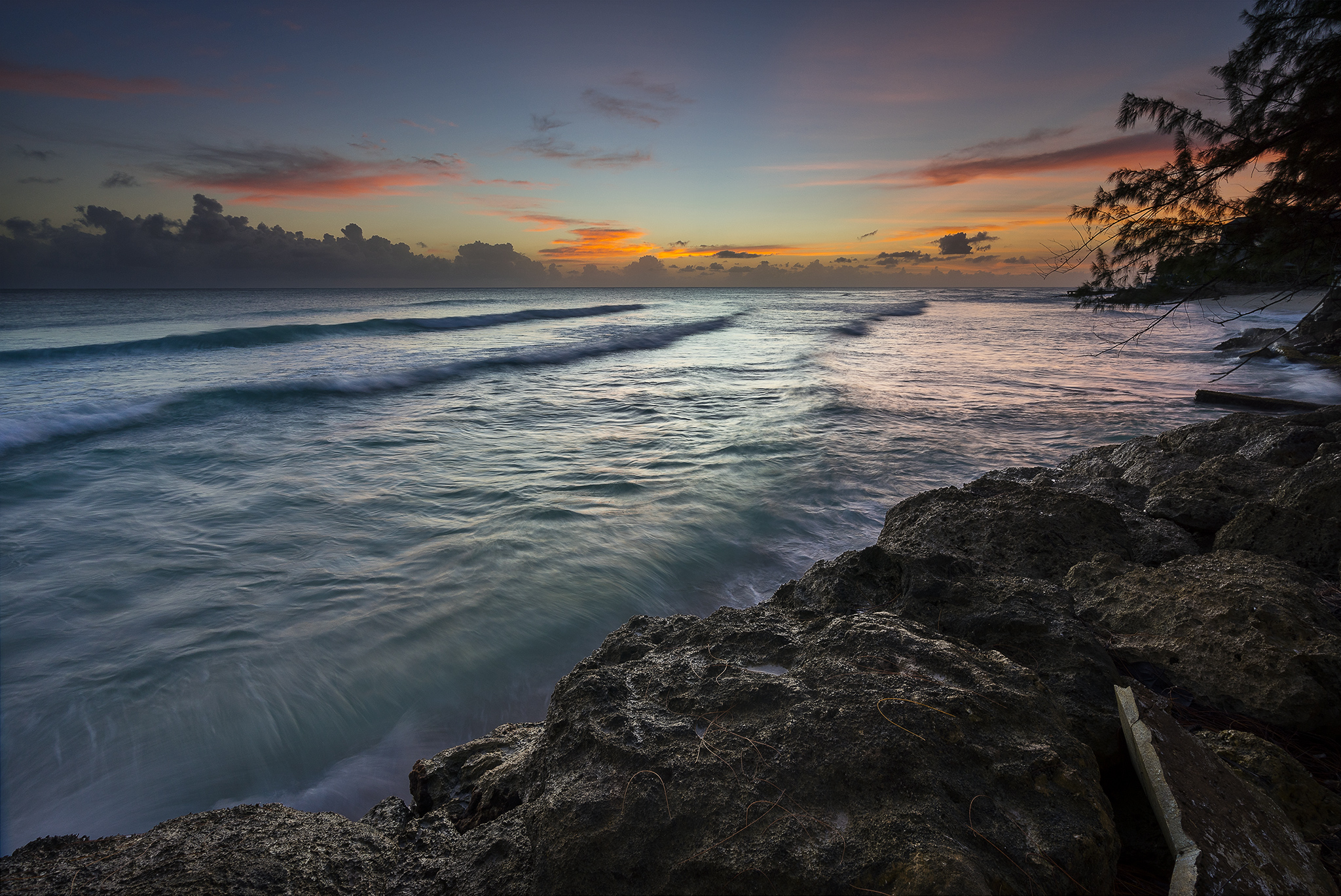 Barbadian sunset