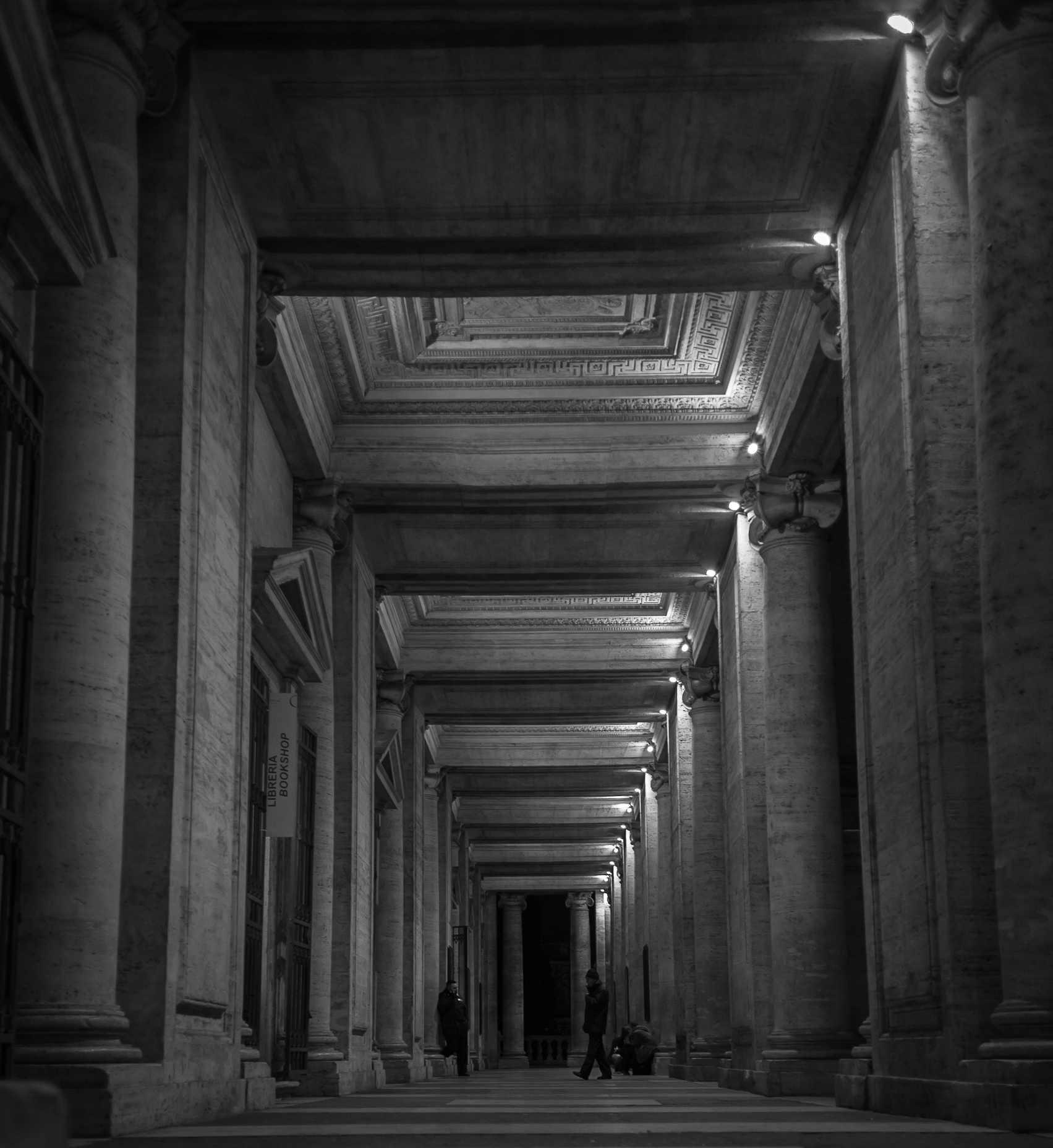 Palazzo dei Conservatori arcade in Rome ...