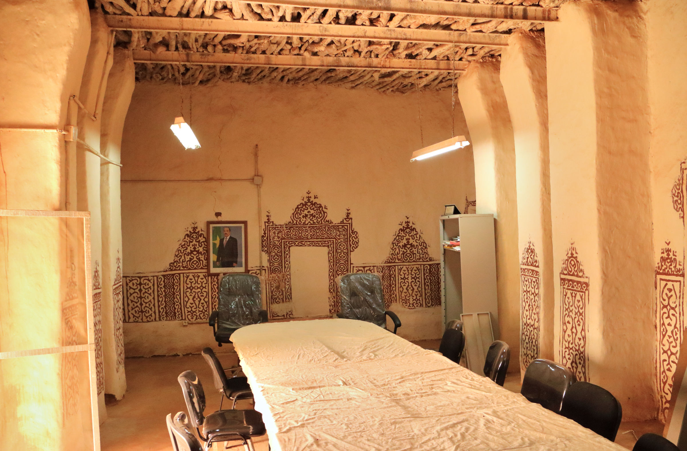 Interno della casa comunale di Walatah