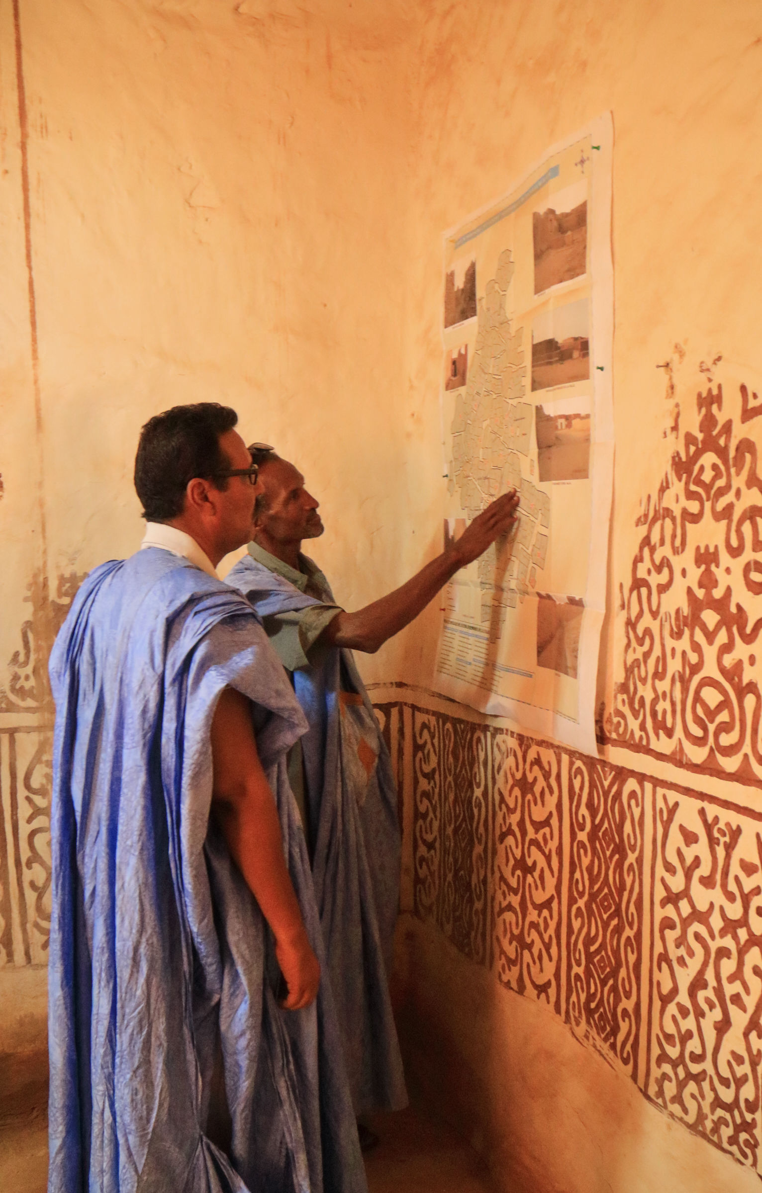 Interno della casa comunale di Walatah