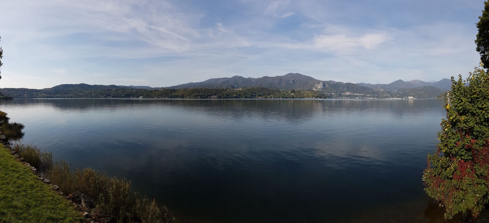 Panorama of Lake Orta