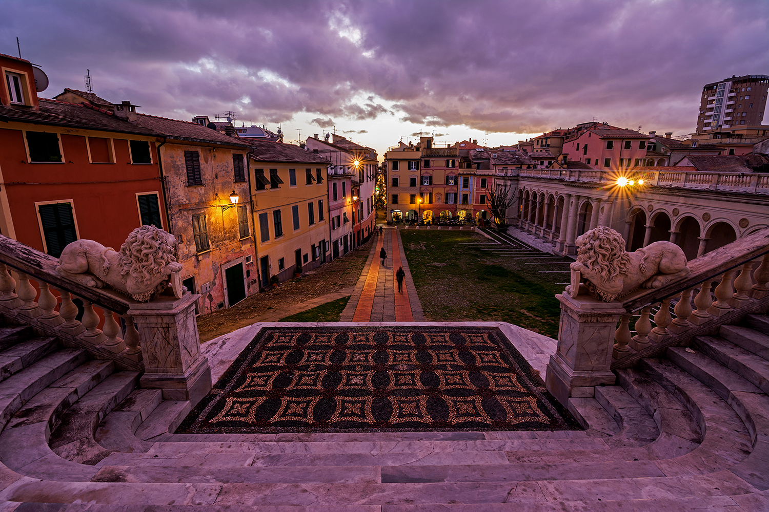 Blackboard at dusk ... three years later