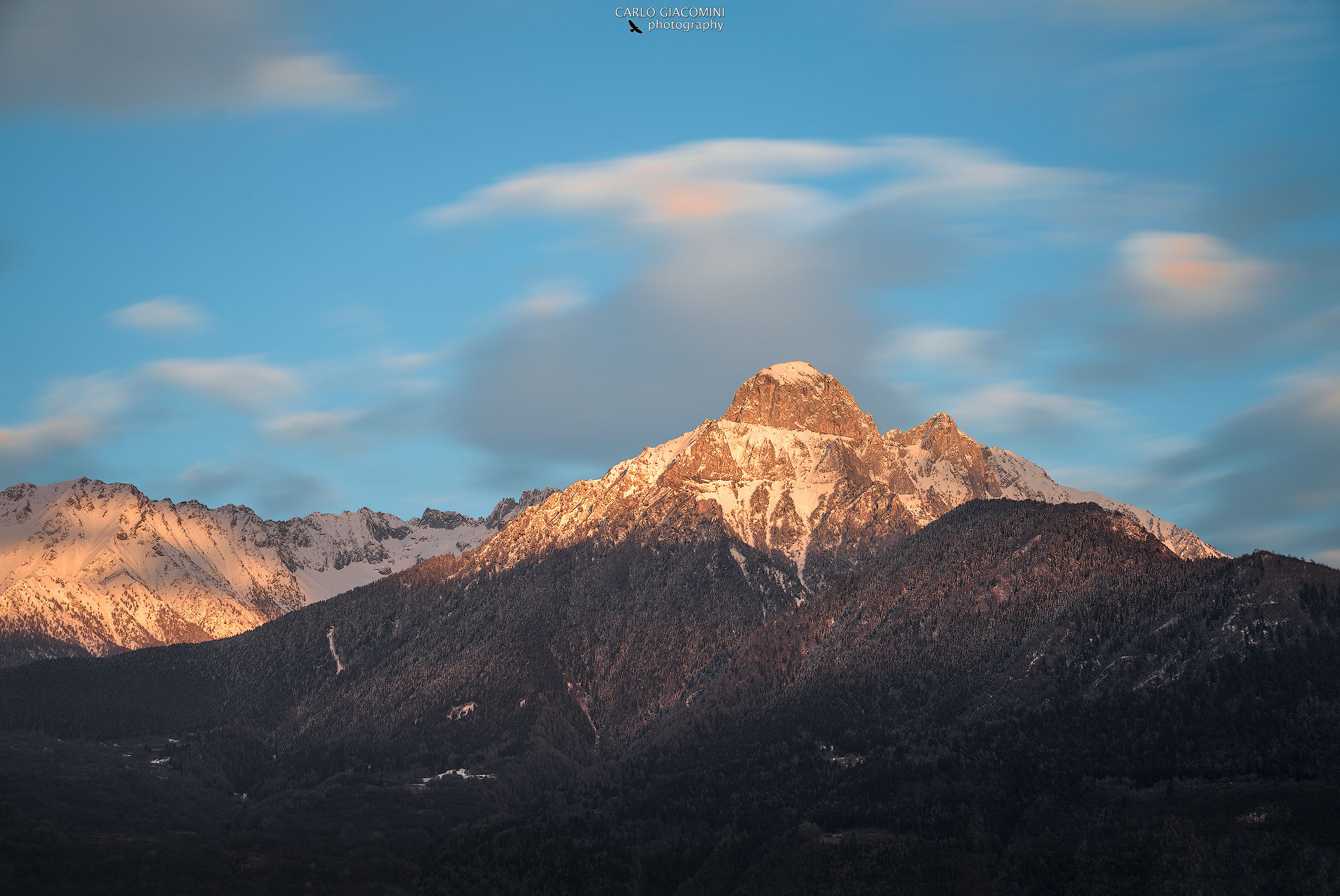 Tramonto sul Badile camuno