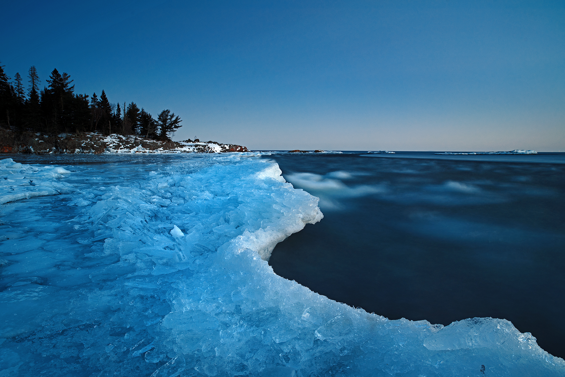 Waves Breaking on Ice