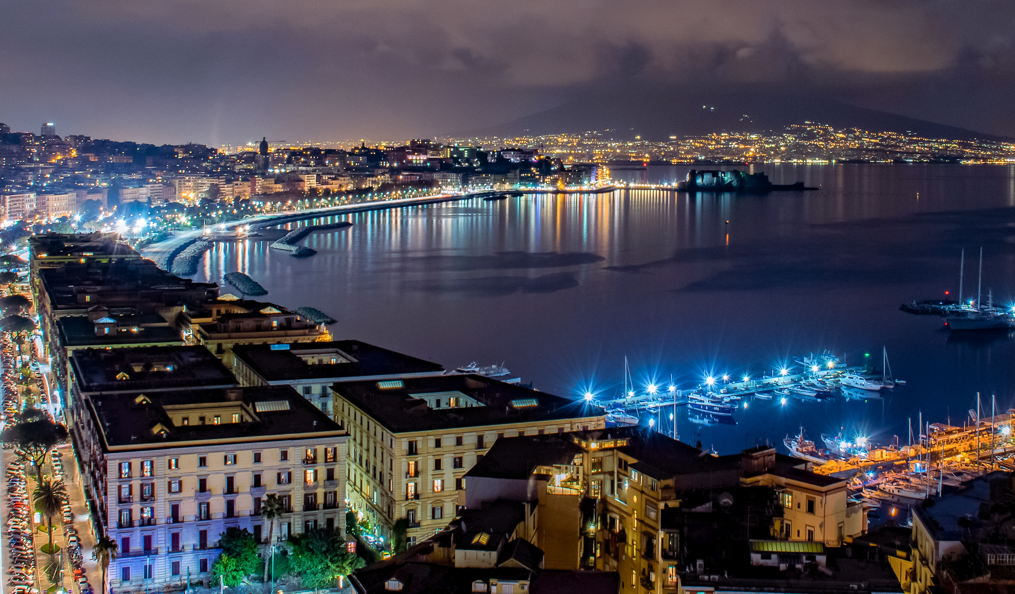 Mergellina seen from posillipo
