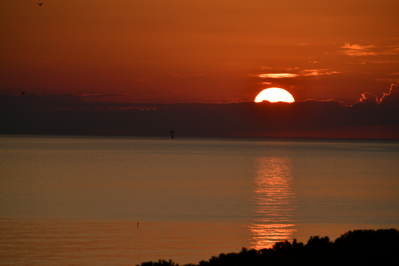 January dawn on adriatic