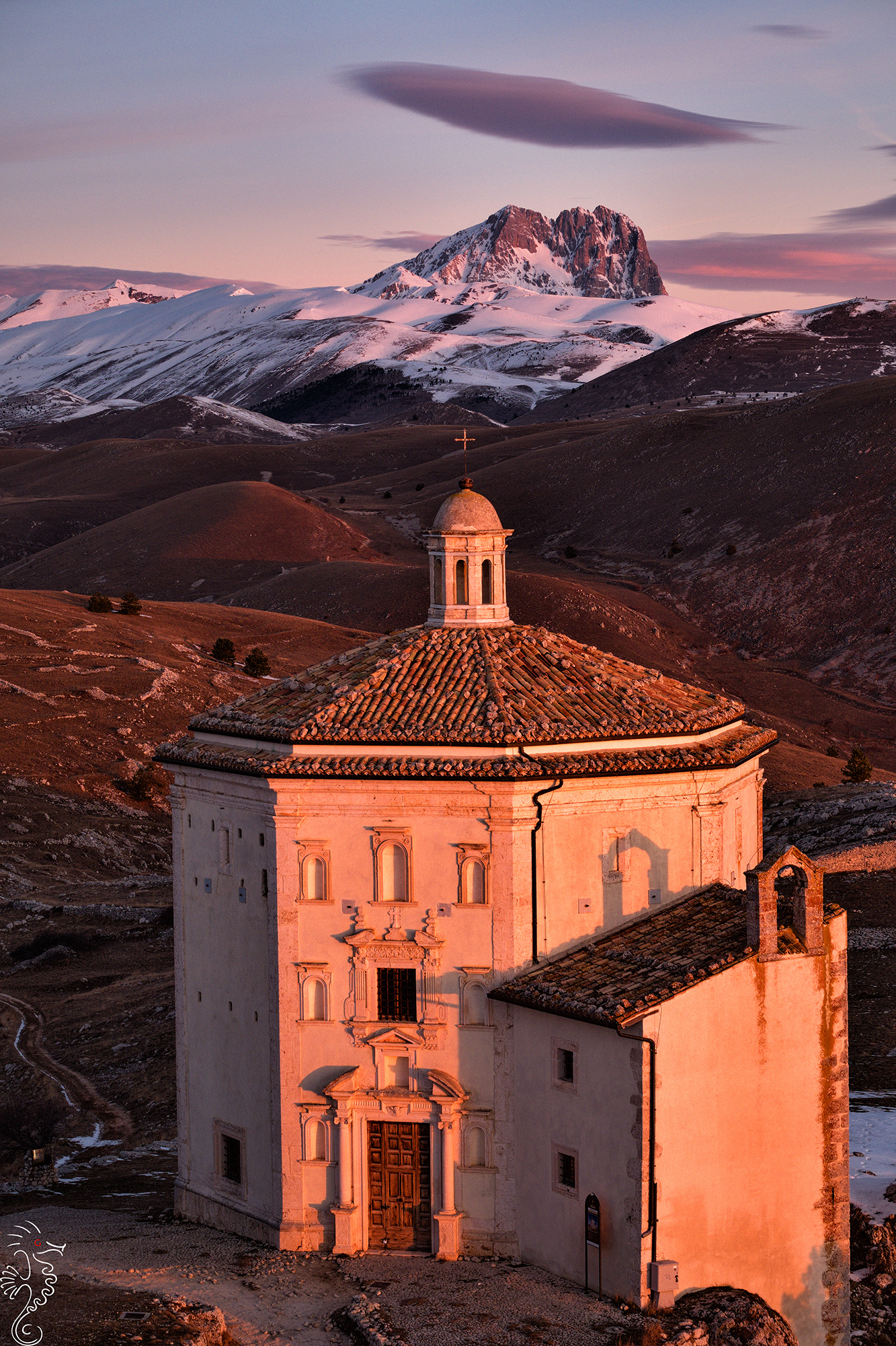 Santa Maria della Pietà ed il Gran Sasso