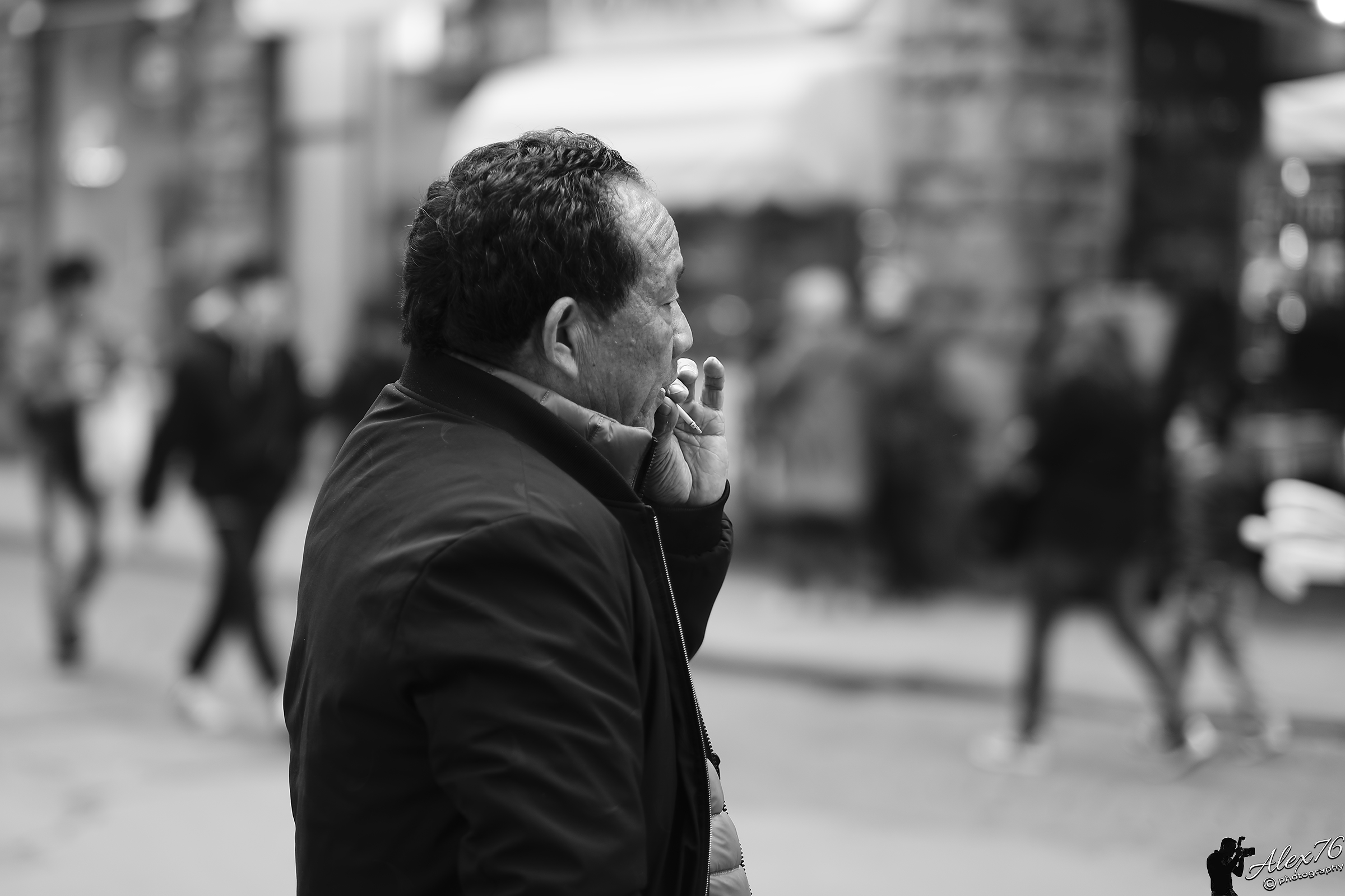 Smoke on the street...