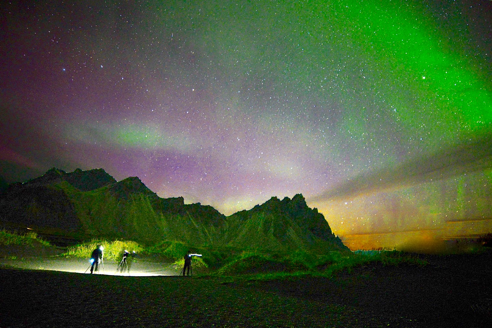 Aurora borealis (Iceland)