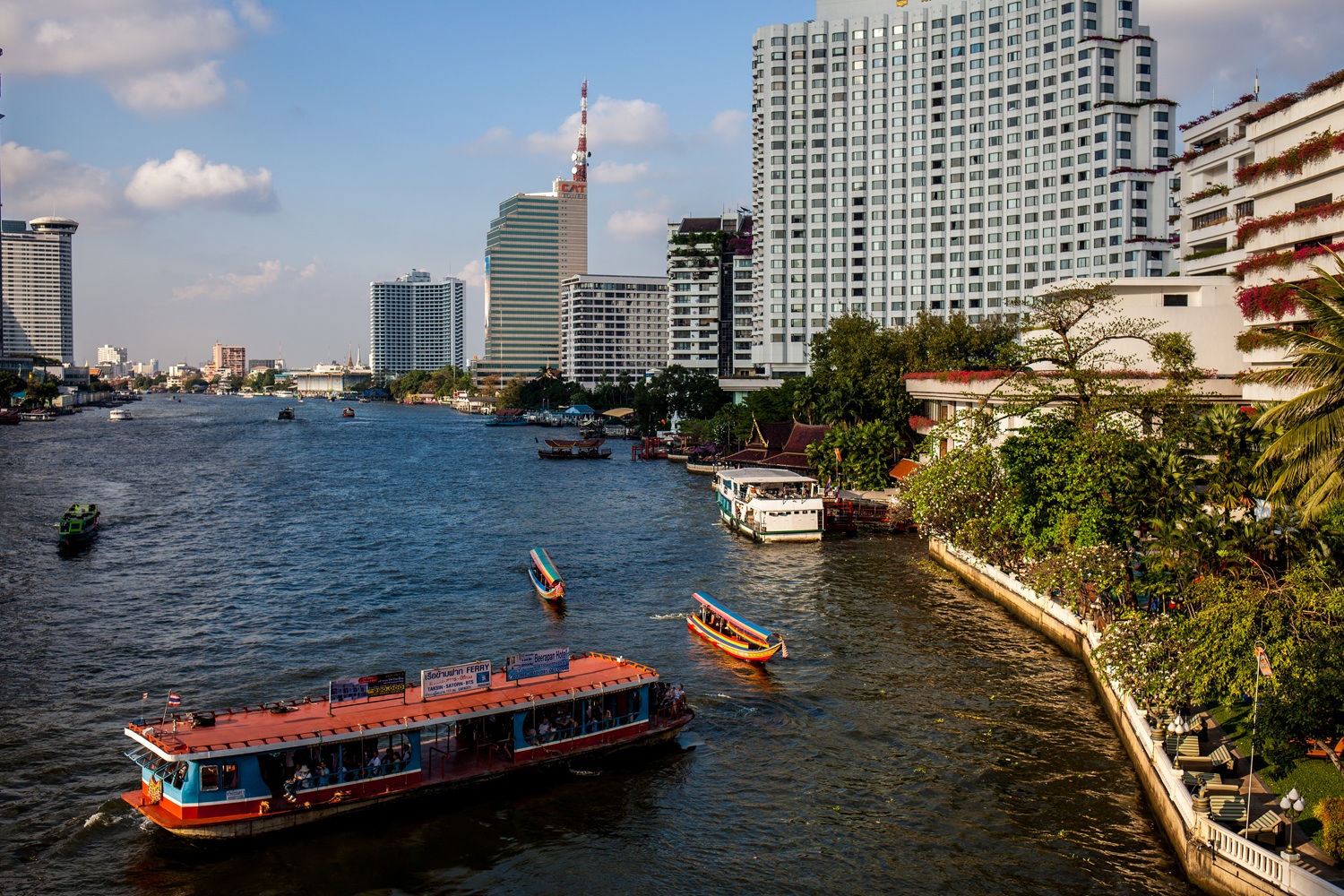 Chaopraya river. Bangkok