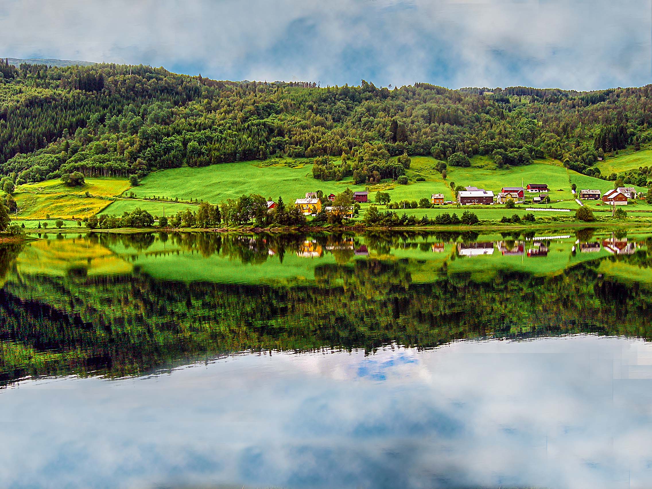 landscape with reflection 3