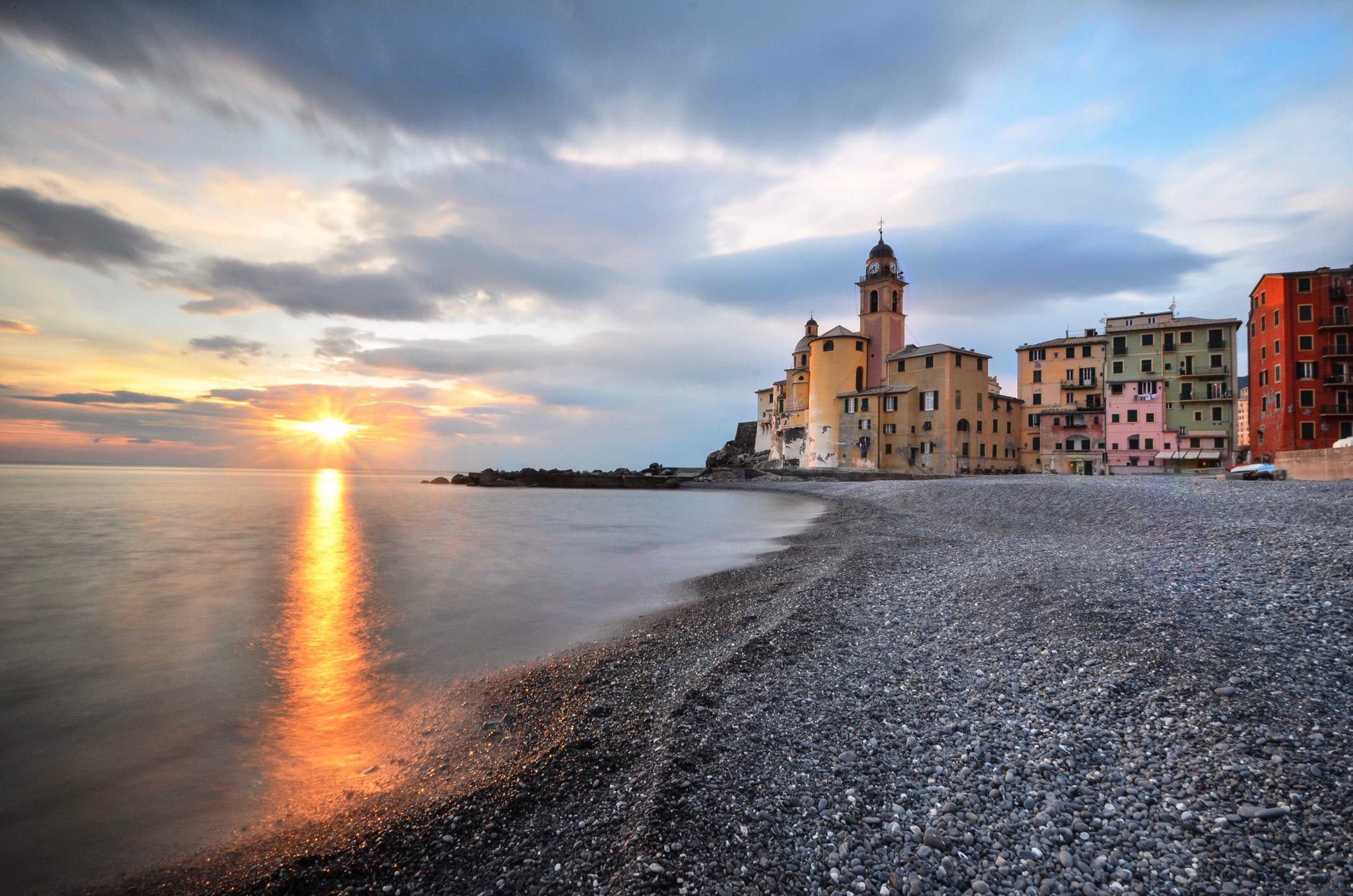 Camogli, sunset