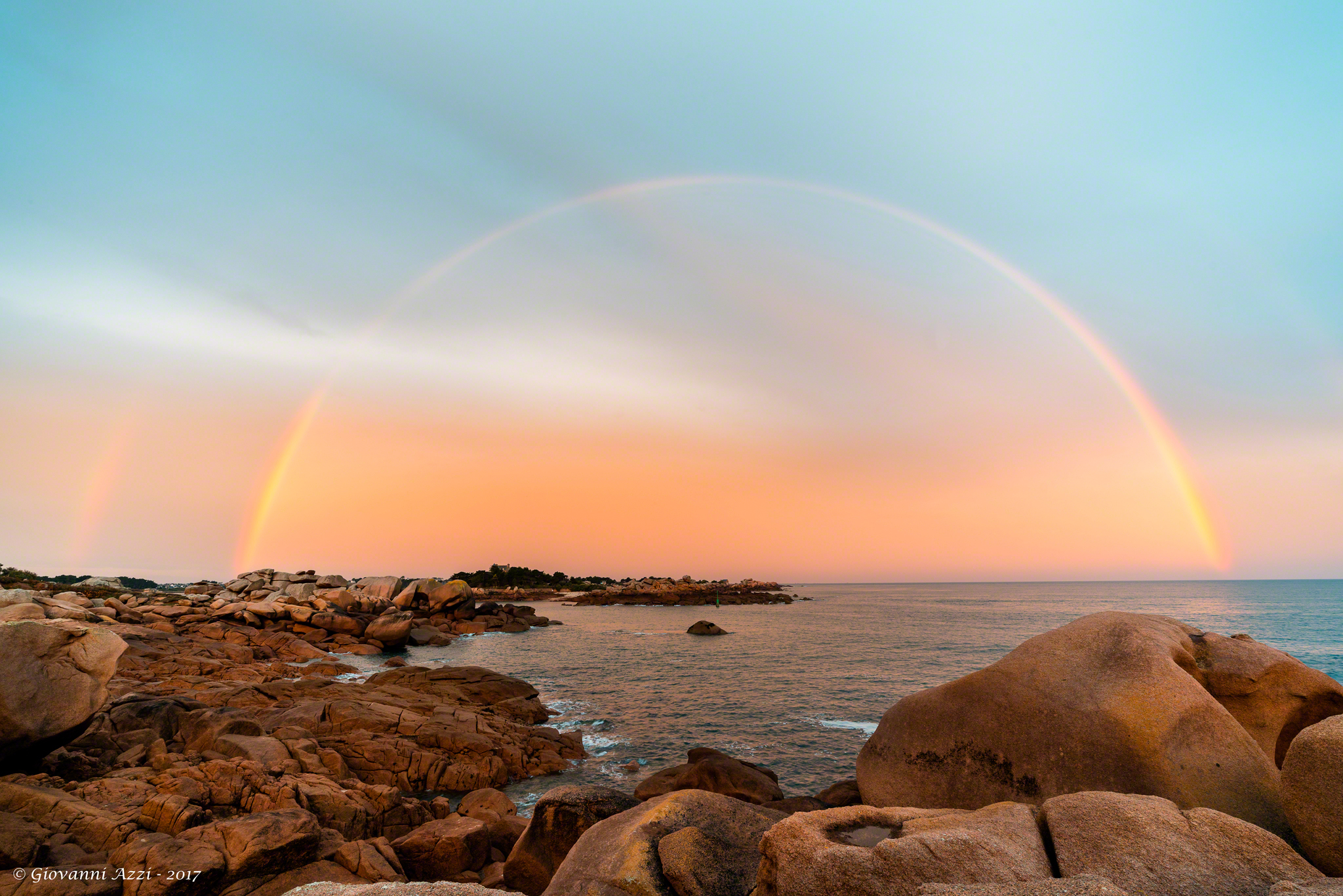 The rainbow of Ploumanac'h