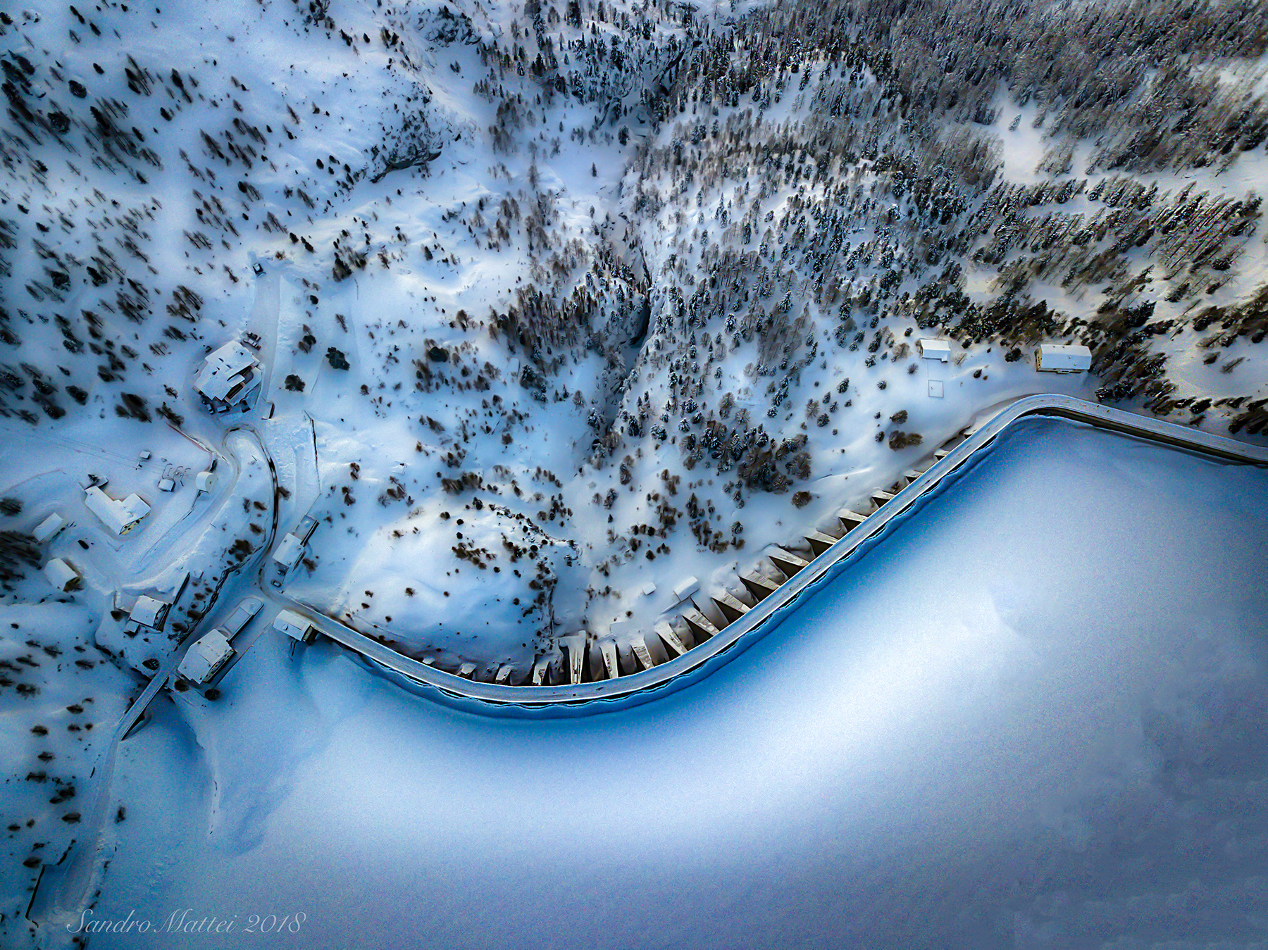 Dolomiti 2018 Diga Lago Fedaia