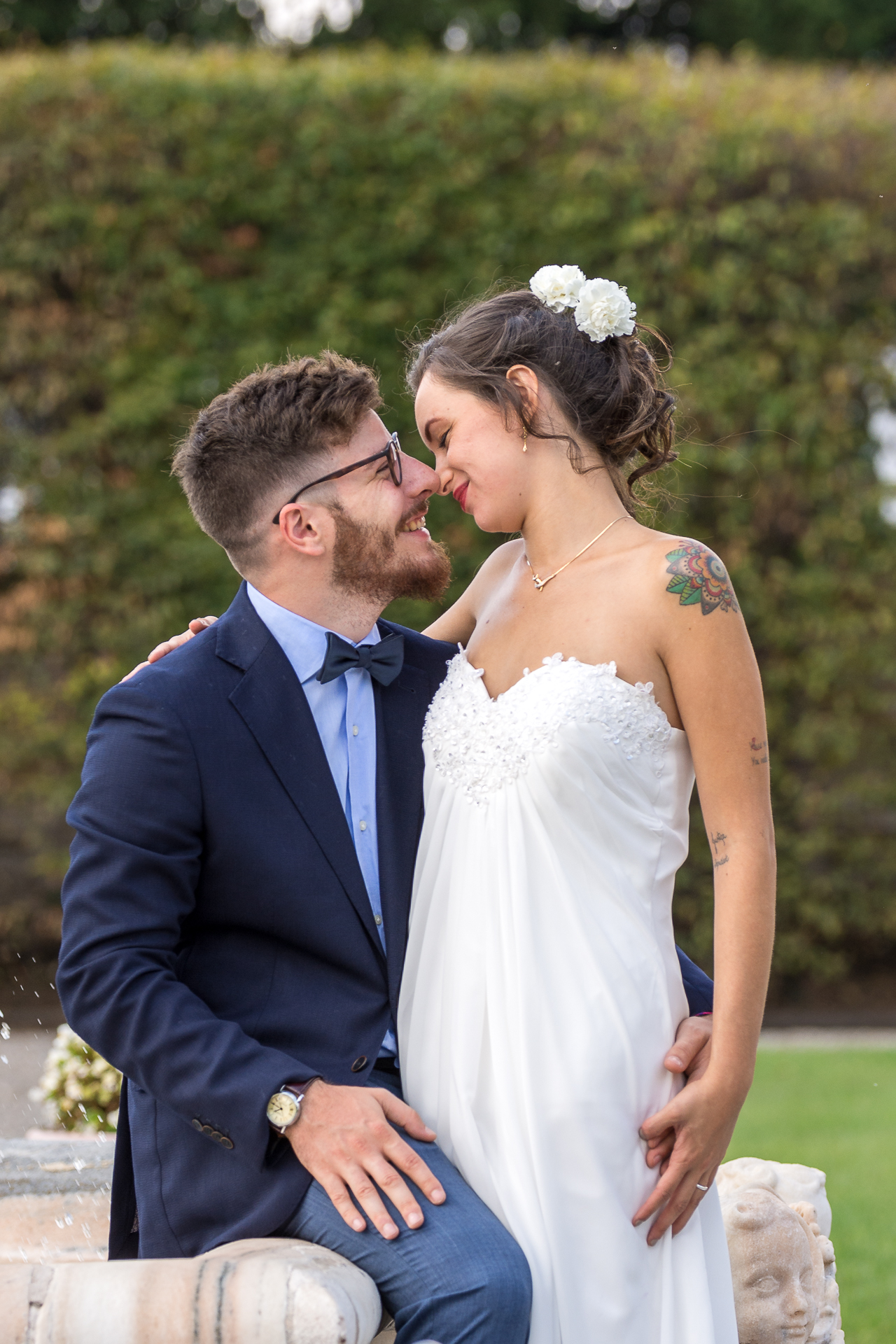 The eyes don't lie, not even the smile