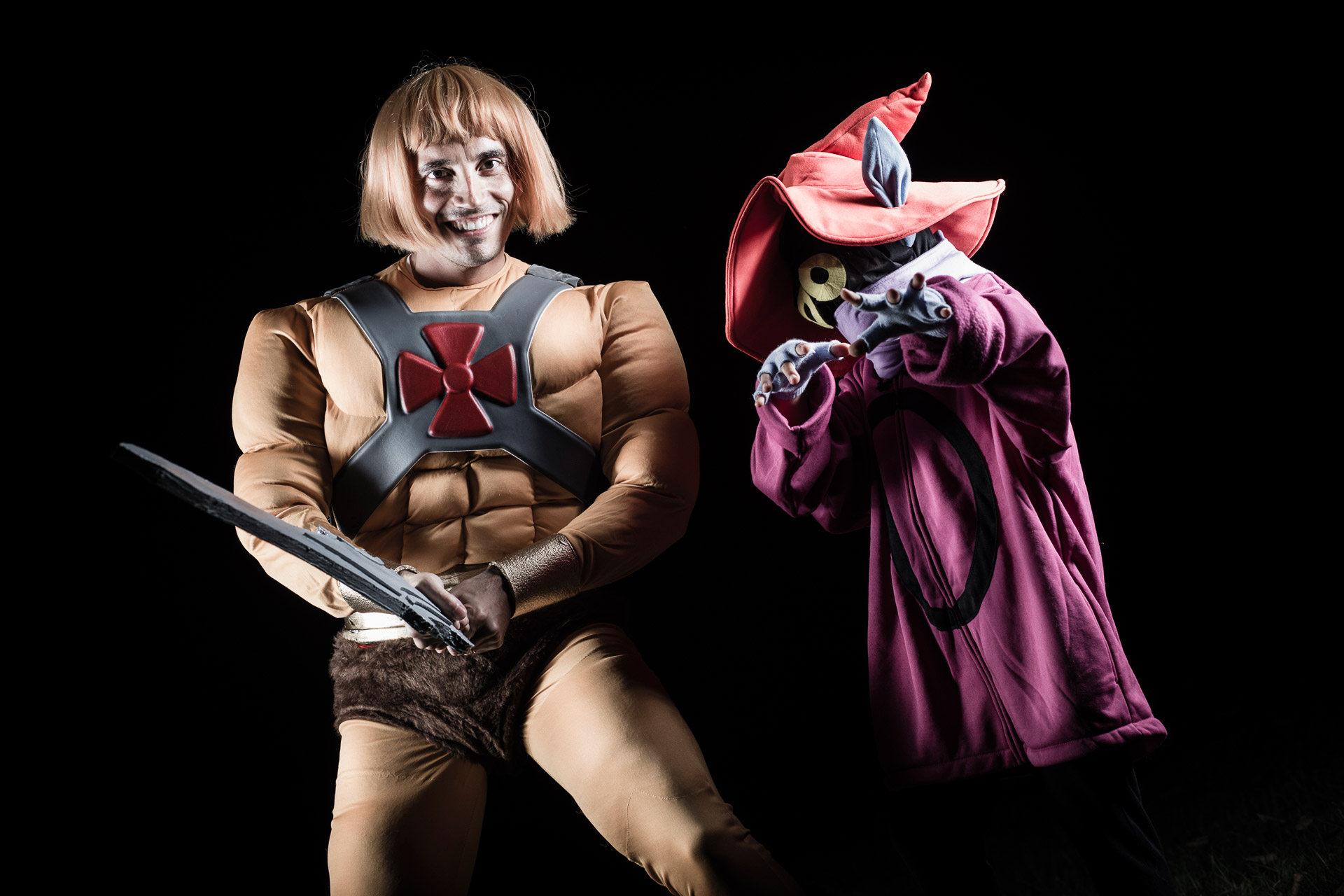 He-Man e Orco cosplay