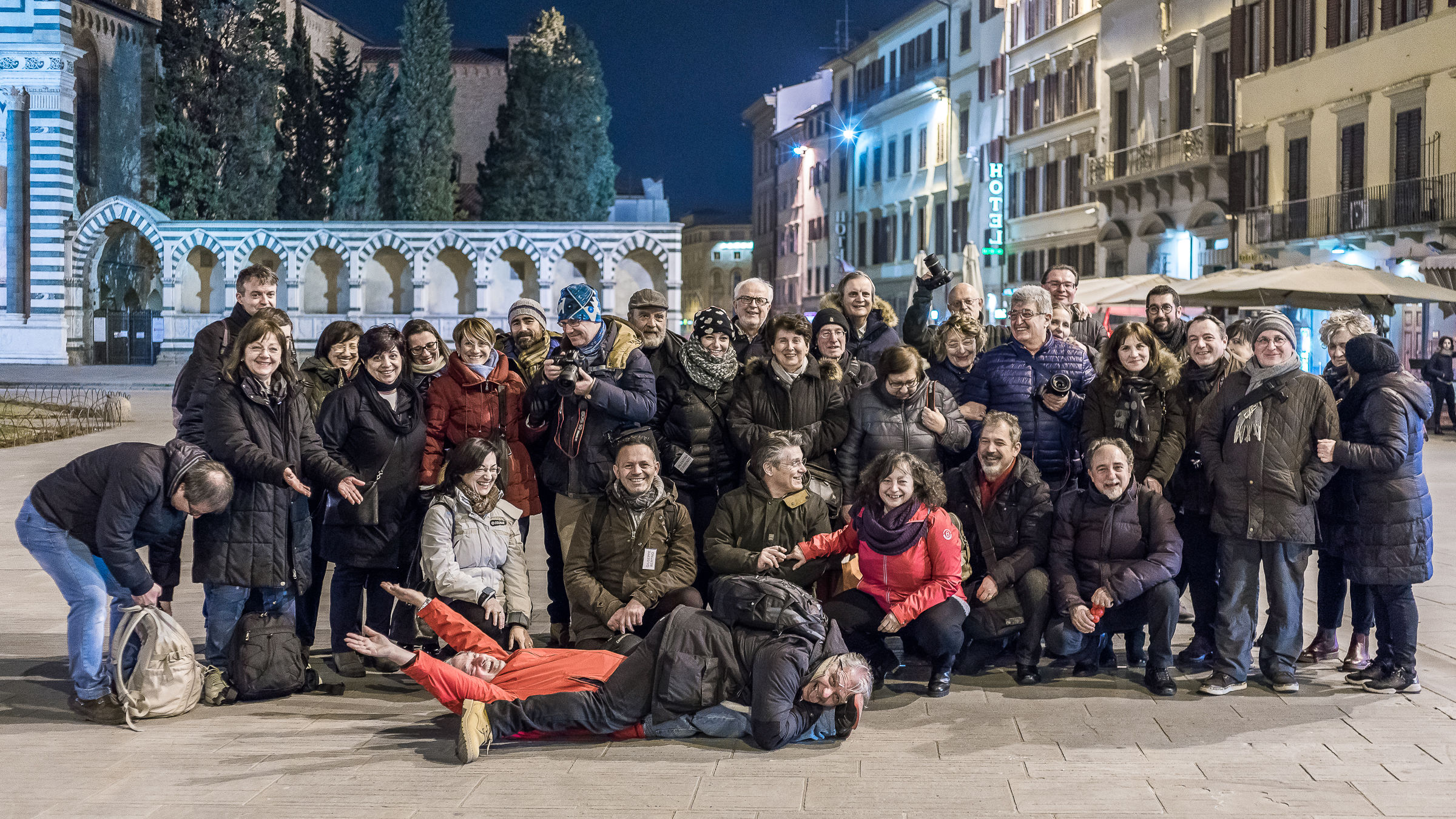 Florence, the group after dinner