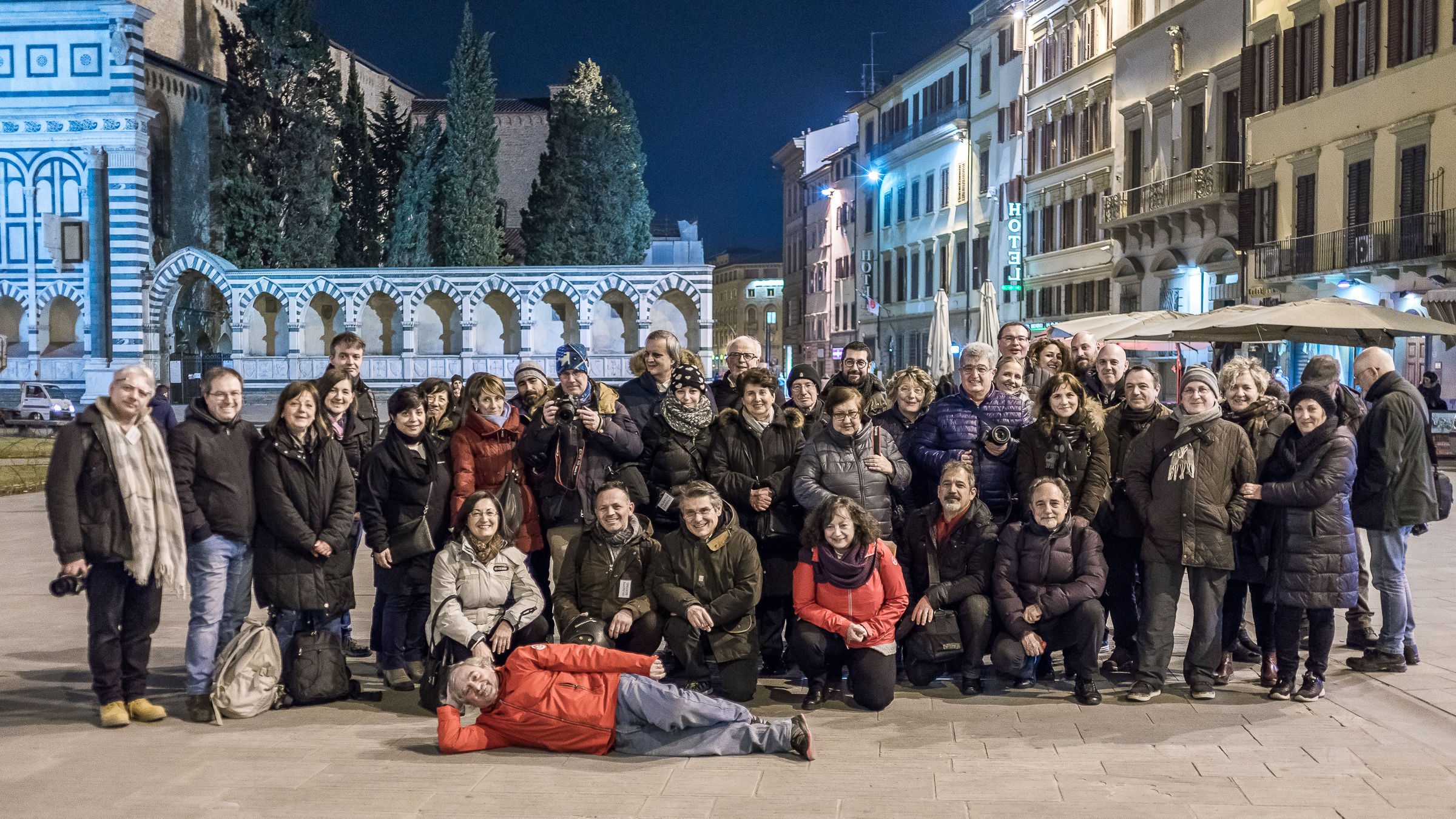 Florence, the group after dinner
