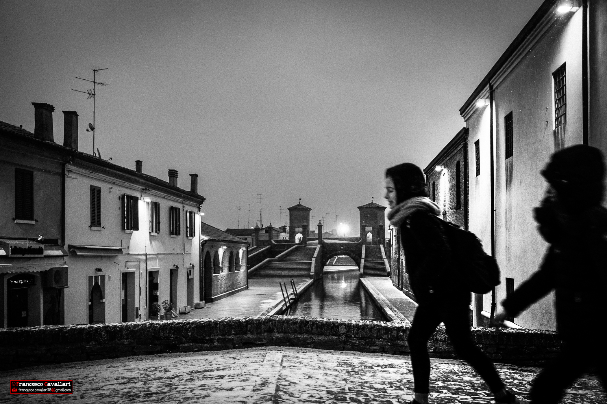 Nevica per la gioia dei più piccoli.