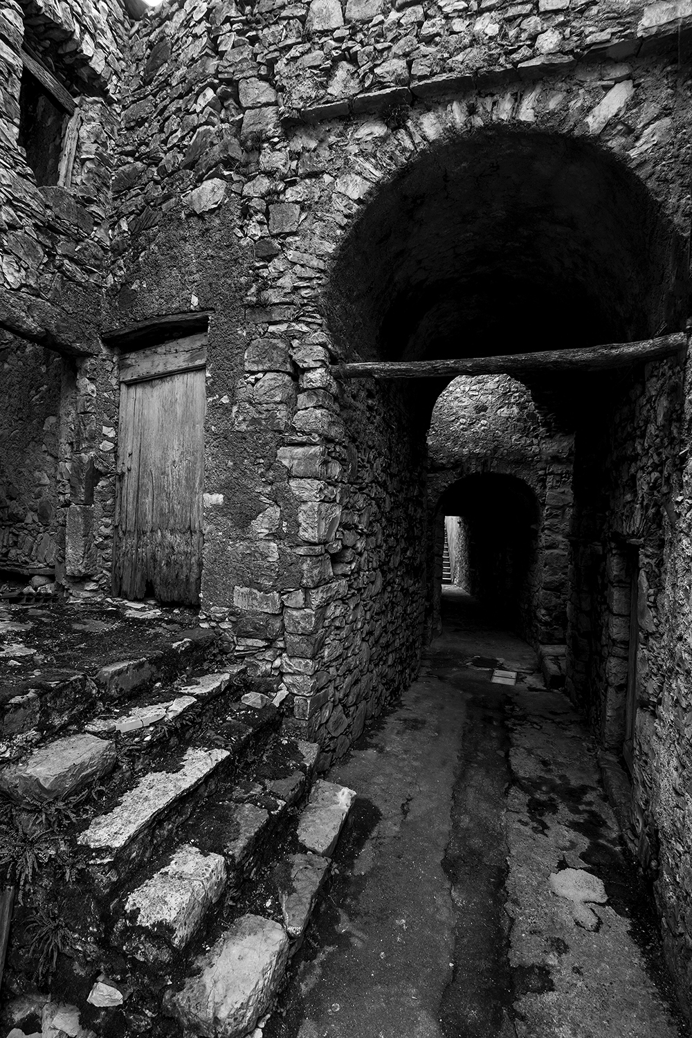 Nei vicoli del borgo rurale