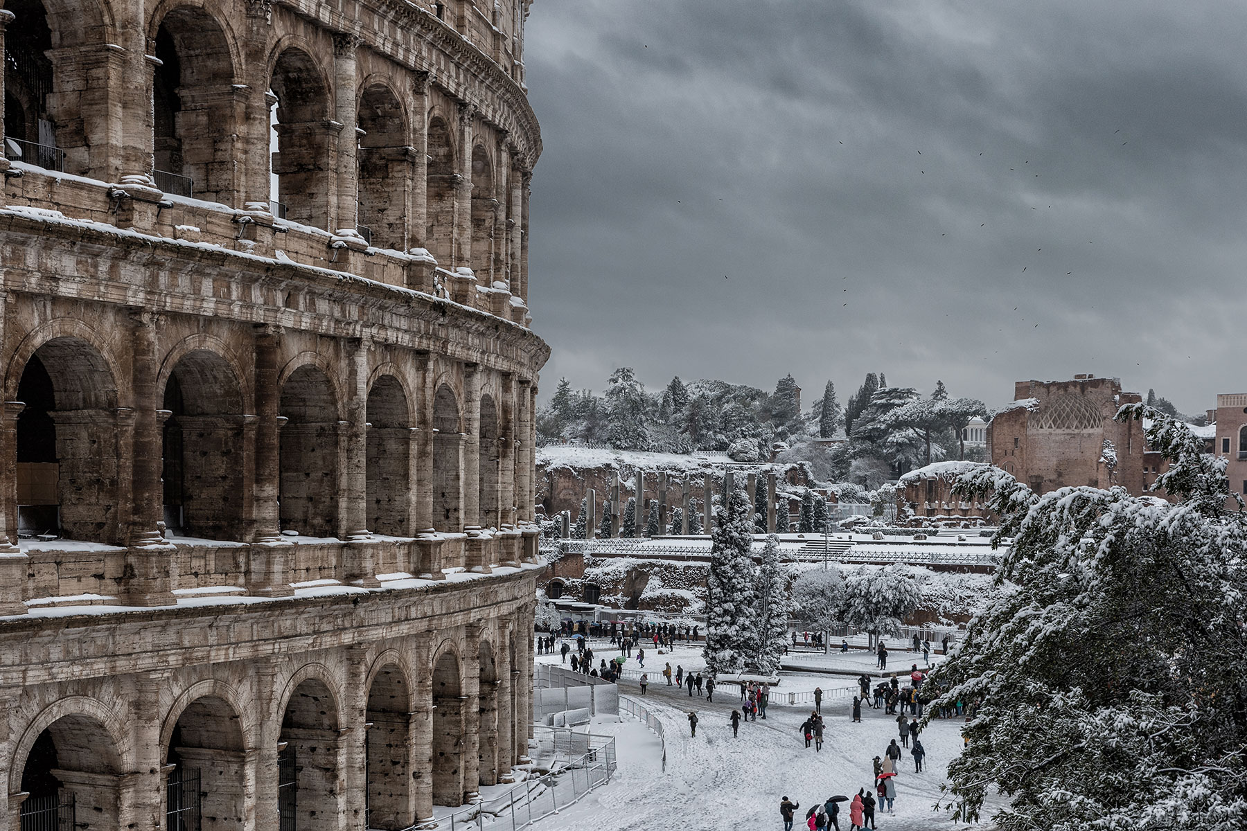 Whitewashed Colosseum