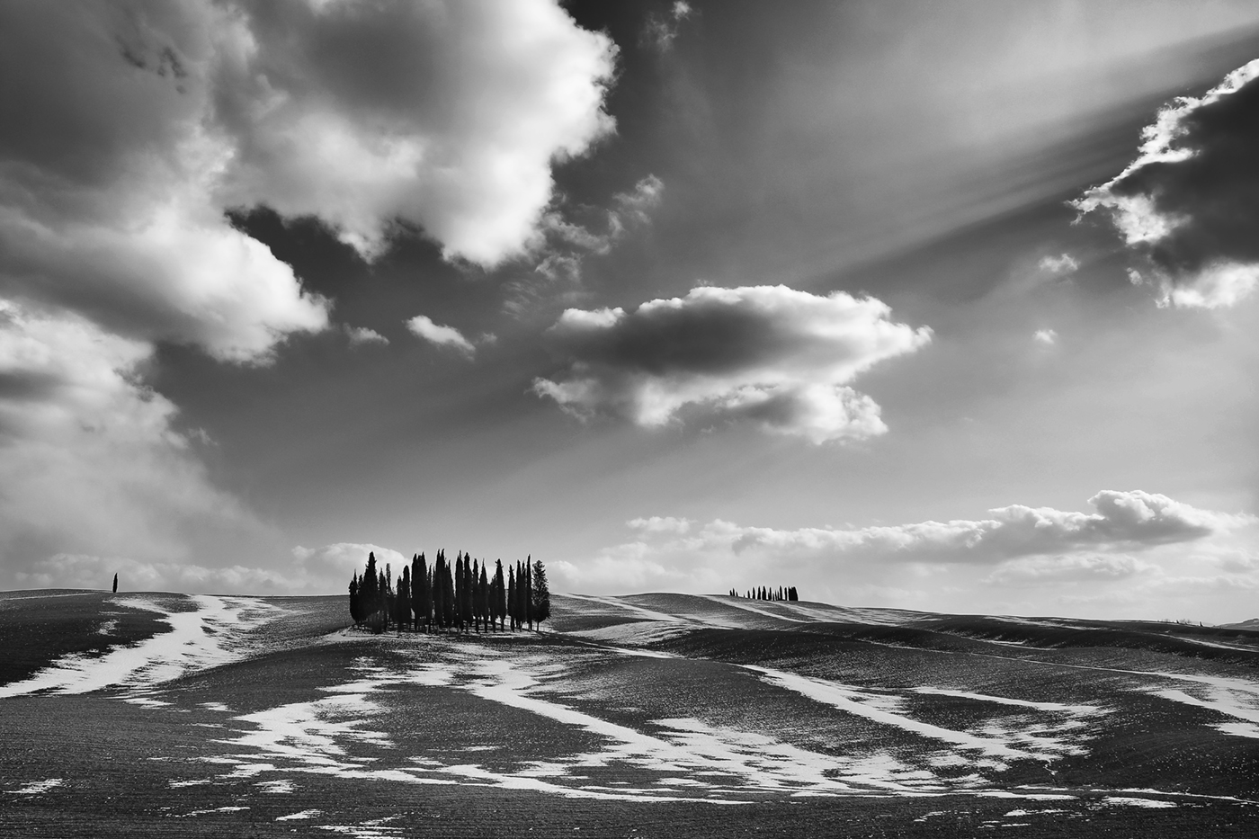 Neve in Vald'Orcia