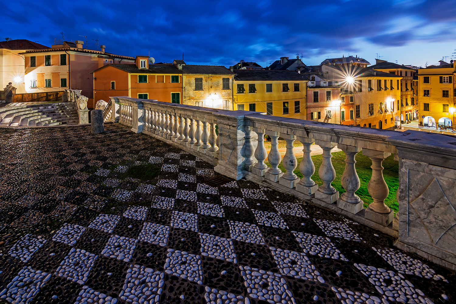 The churchyard of the basilica
