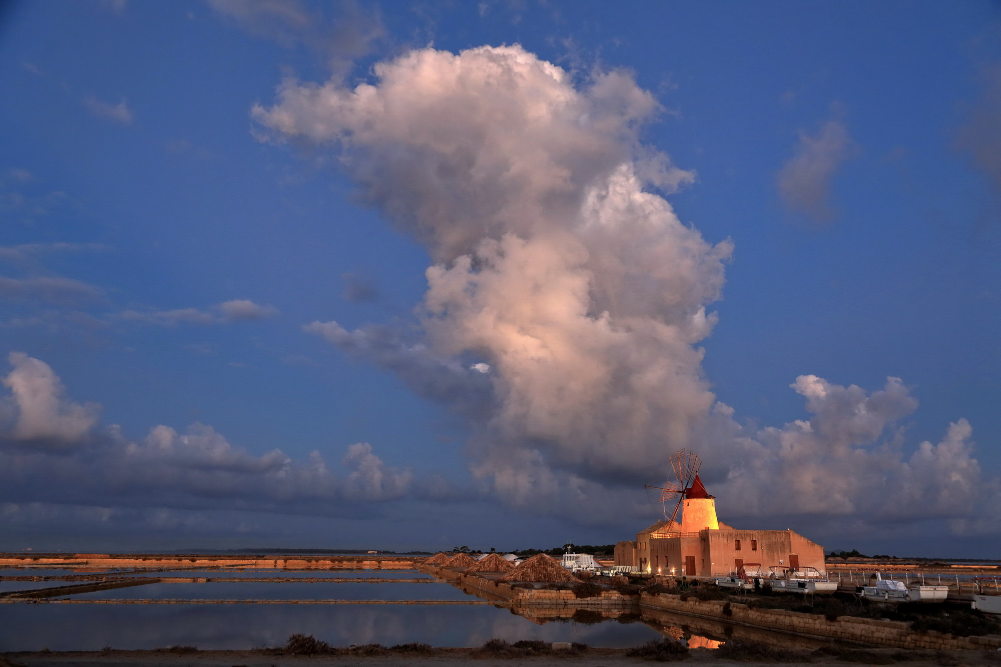 sunrise at the saltworks