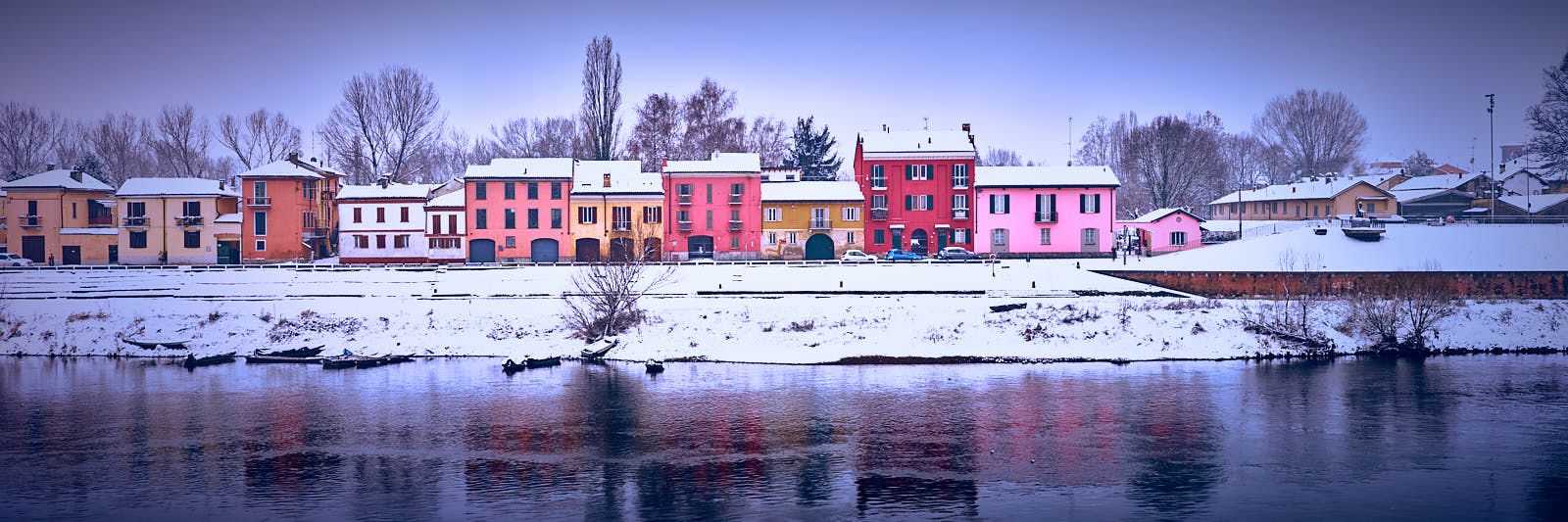 Borgo Ticino innevato