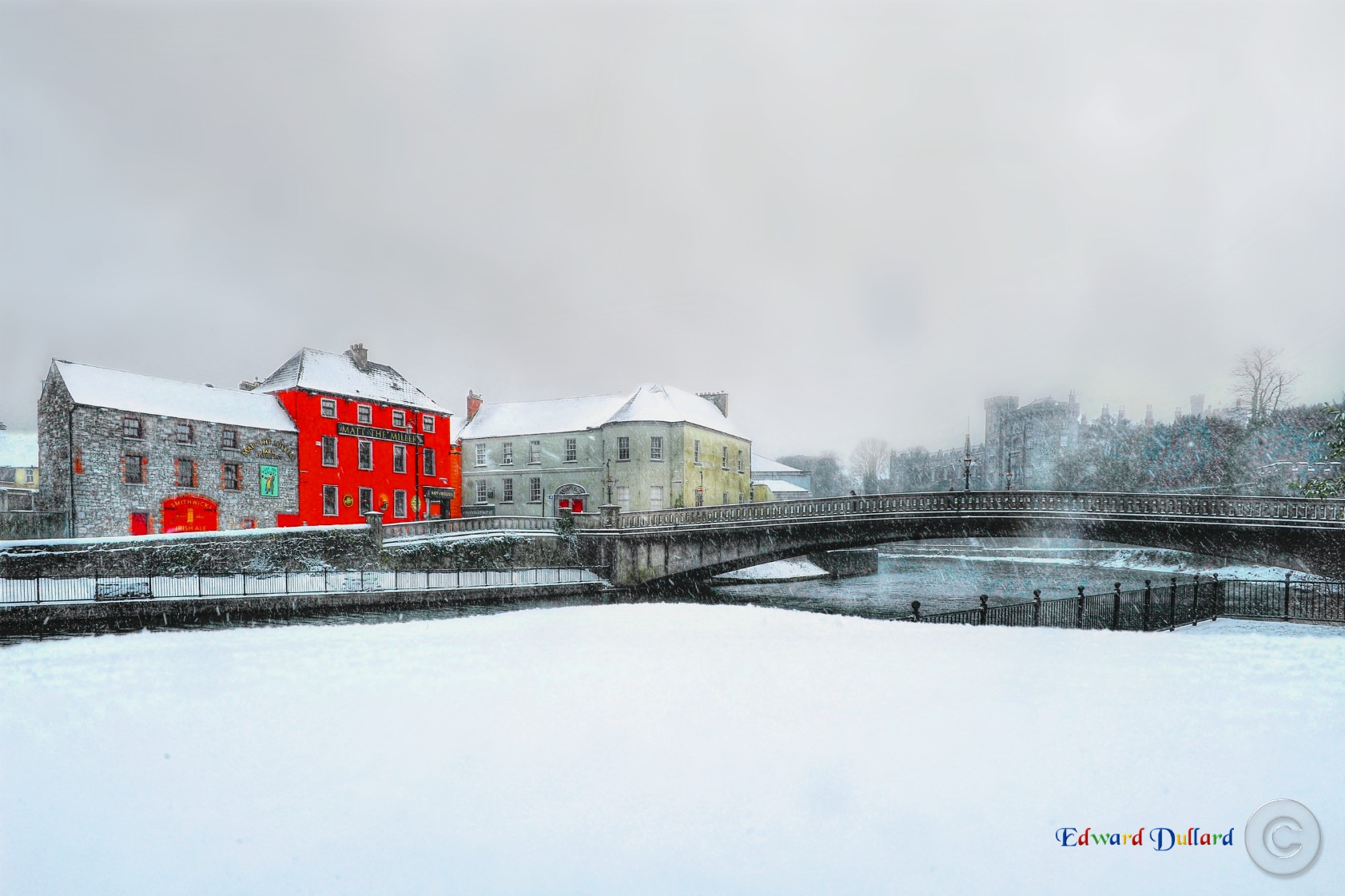 Kilkenny in snow.