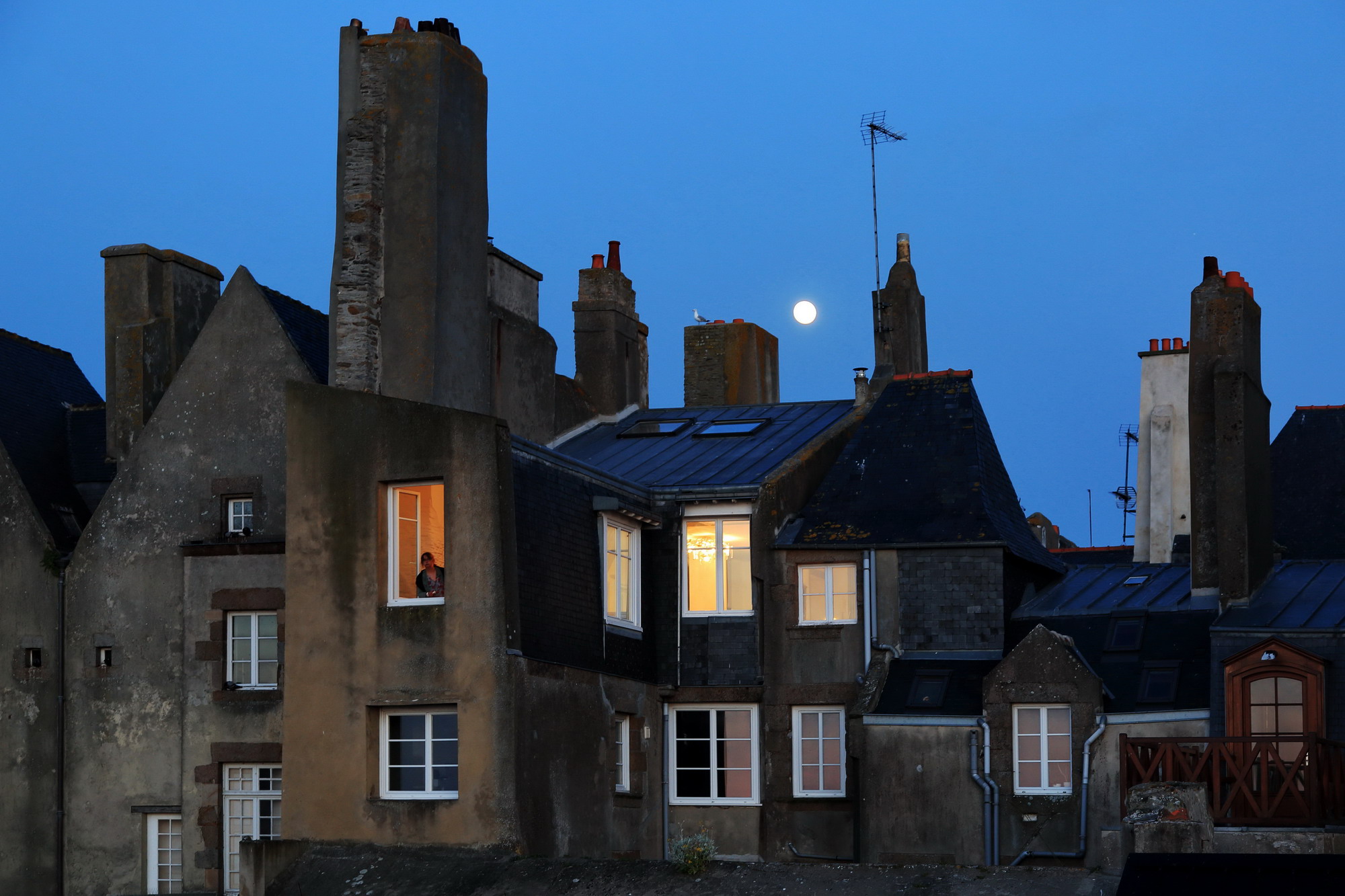 blue hour in Brittany