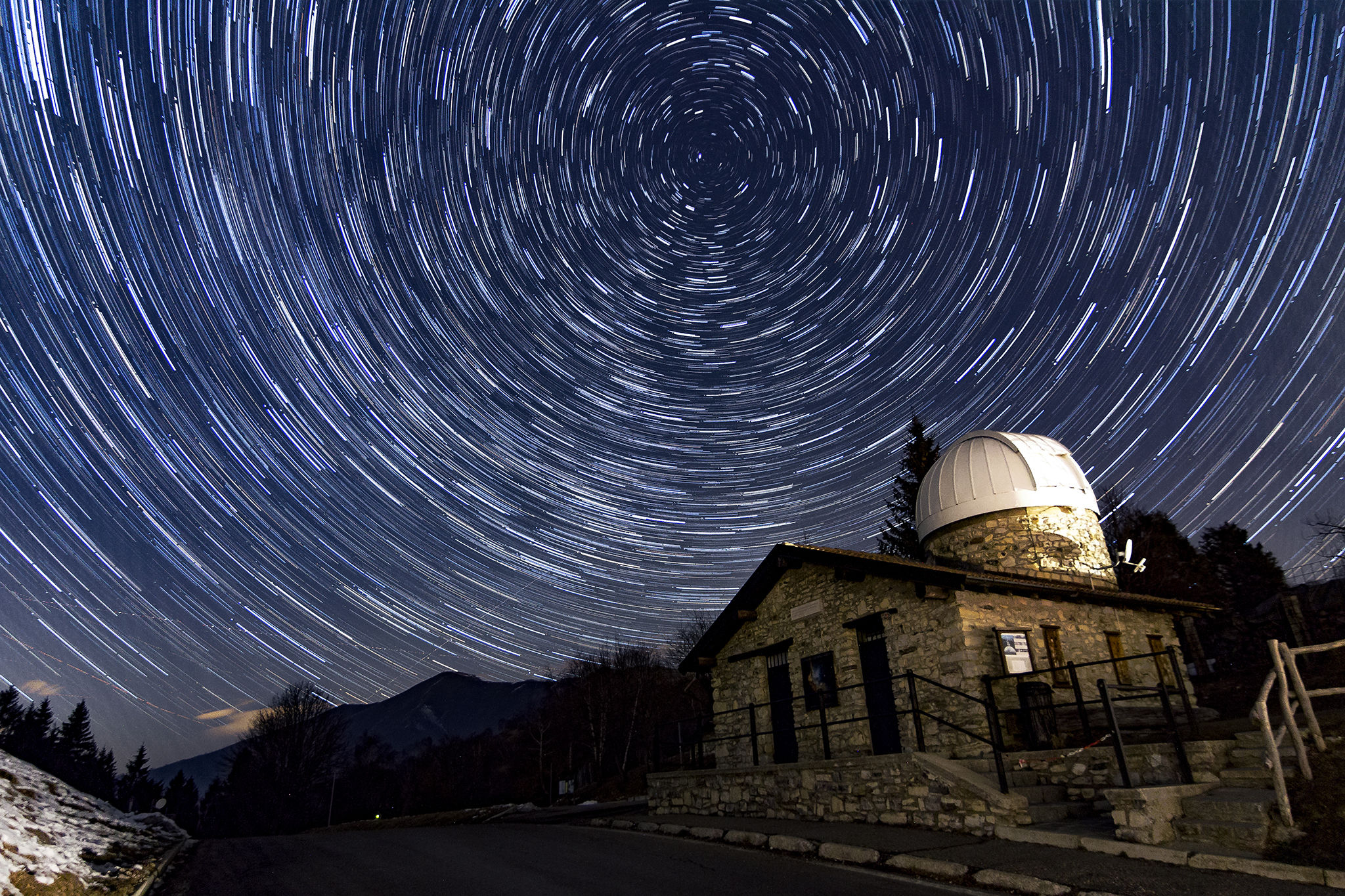 Startrail Ossevatorio Sormano