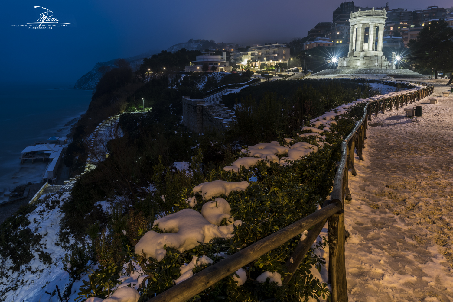 Ancona under the snow