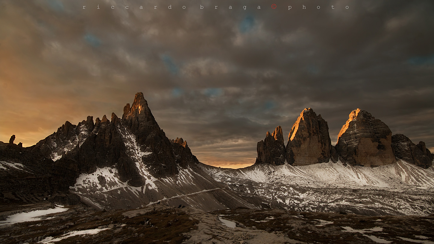 Monte Paterno and Tre Cime
