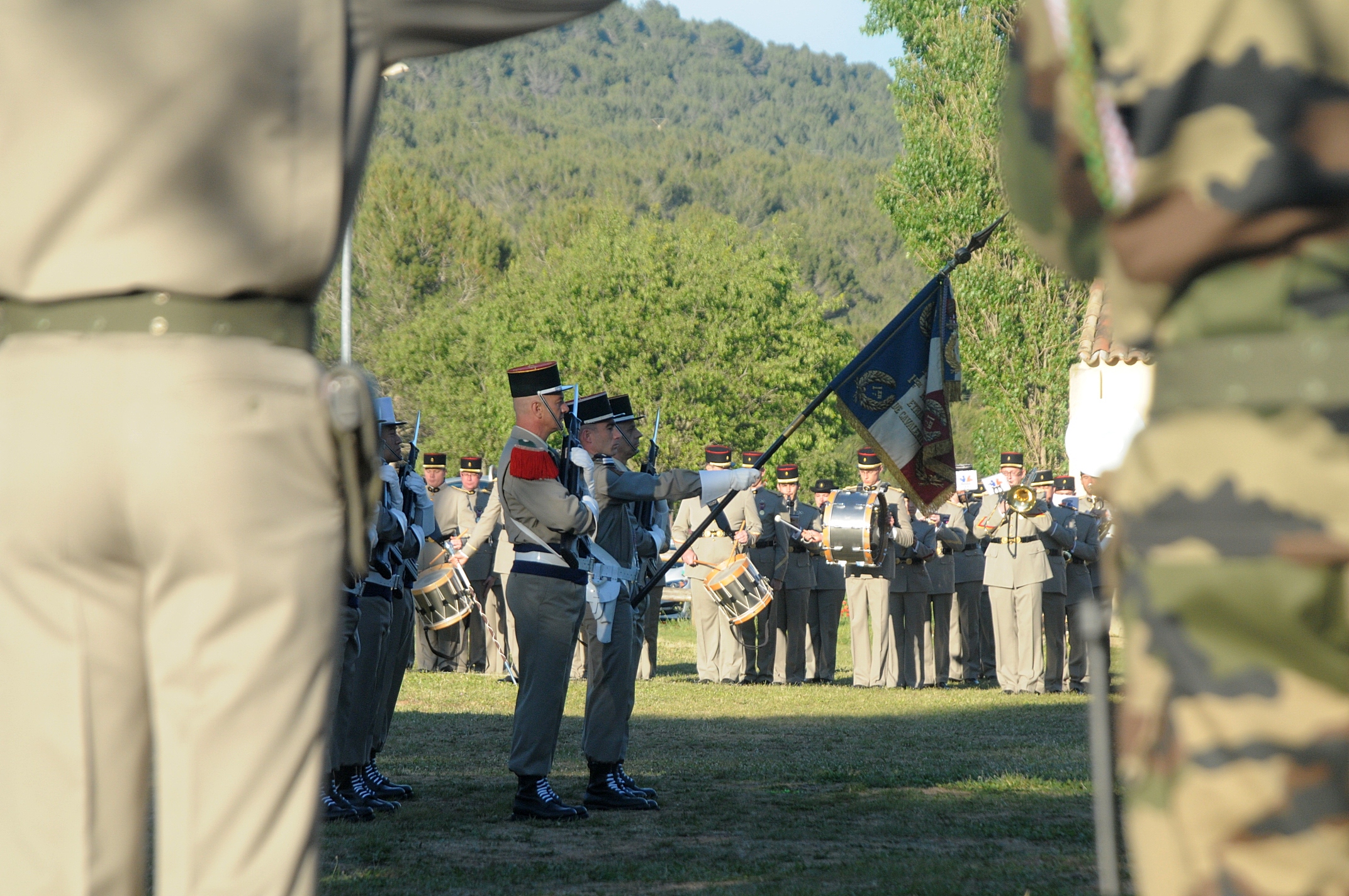 Flag of the 1er REC of the Foreign Legion