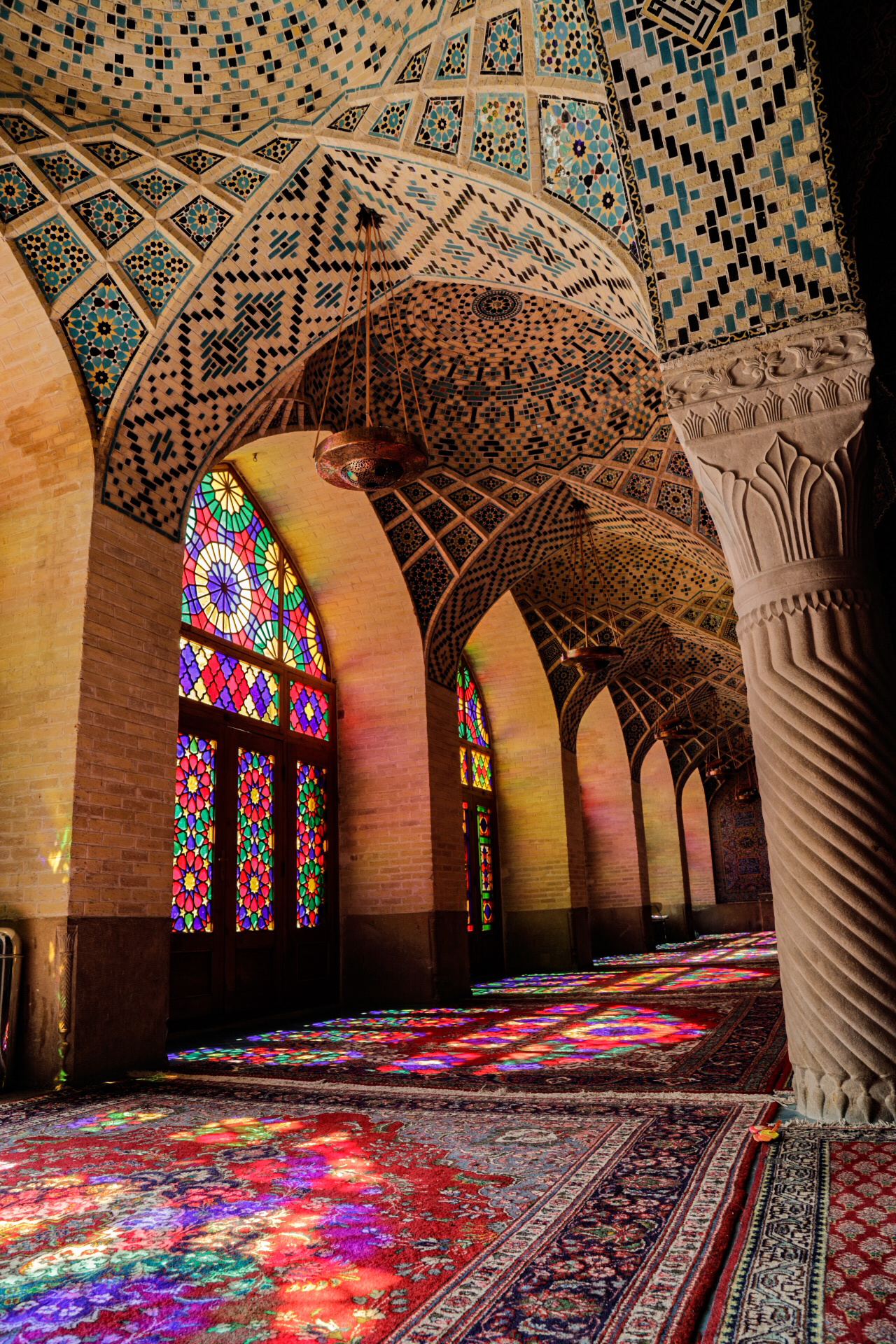 Nasir Al-Molk Mosque of Shiraz Iran