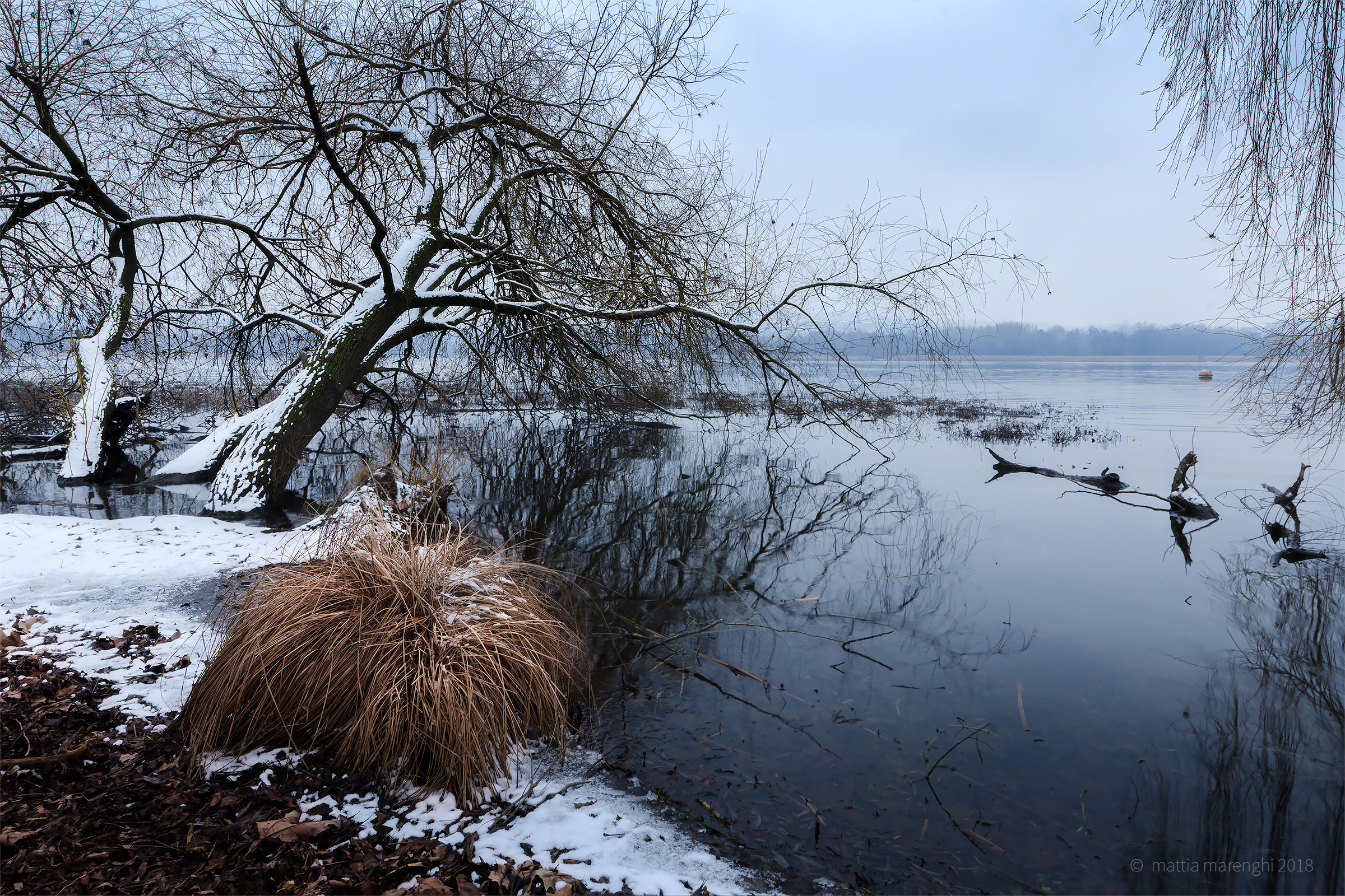 inverno sul lago di Varese