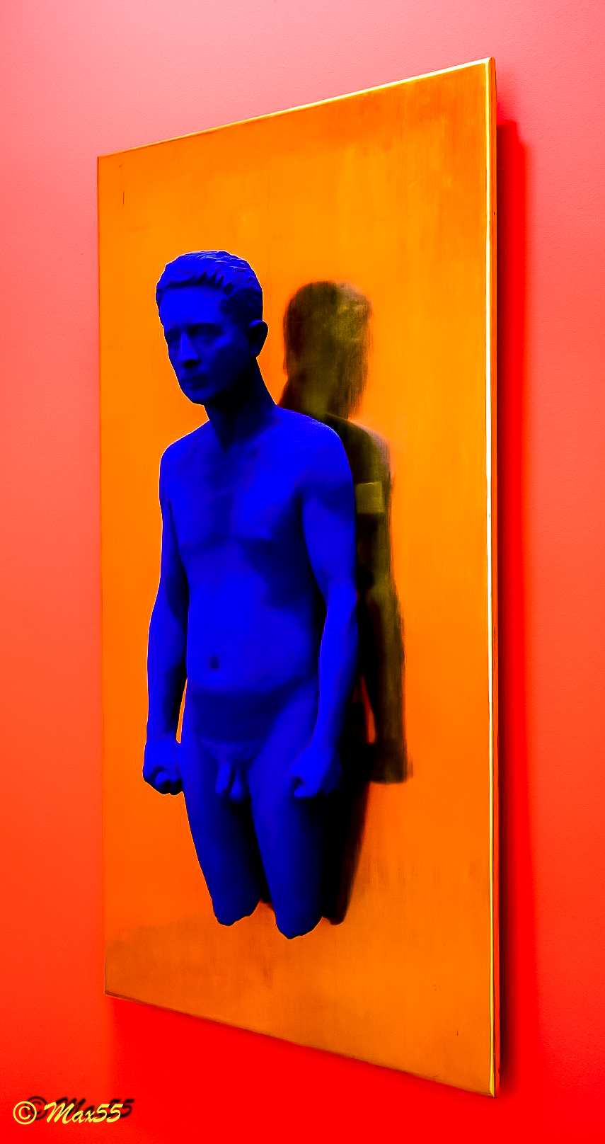 Portrait Relief of Claude Pascal di Yves Klein