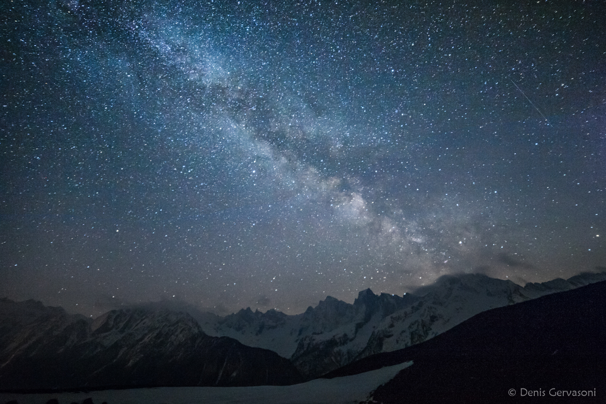 Via lattea in val bregaglia