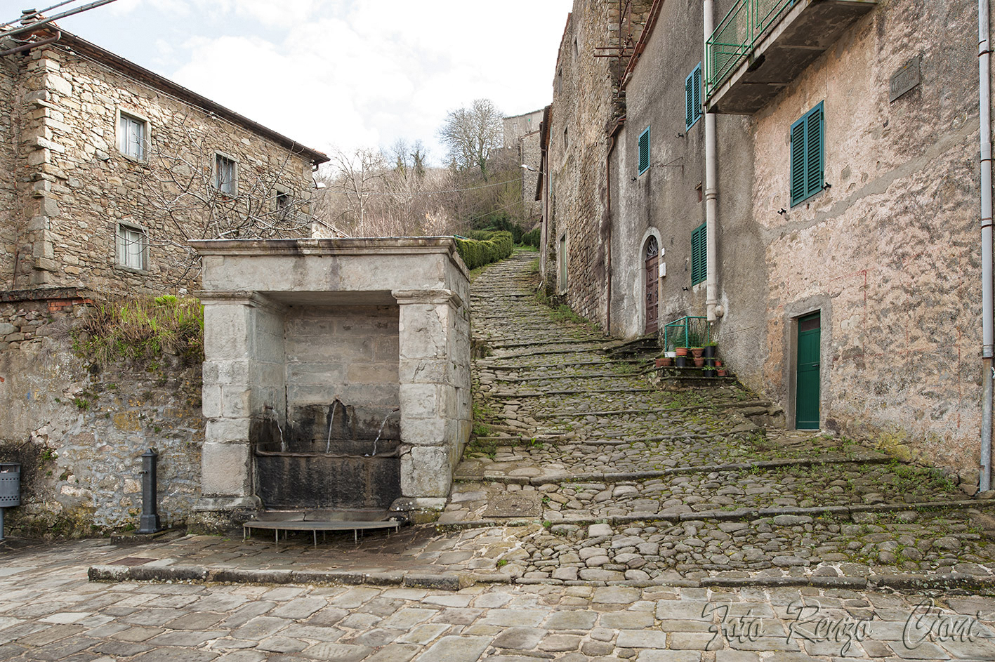 The town square, outside the walls.