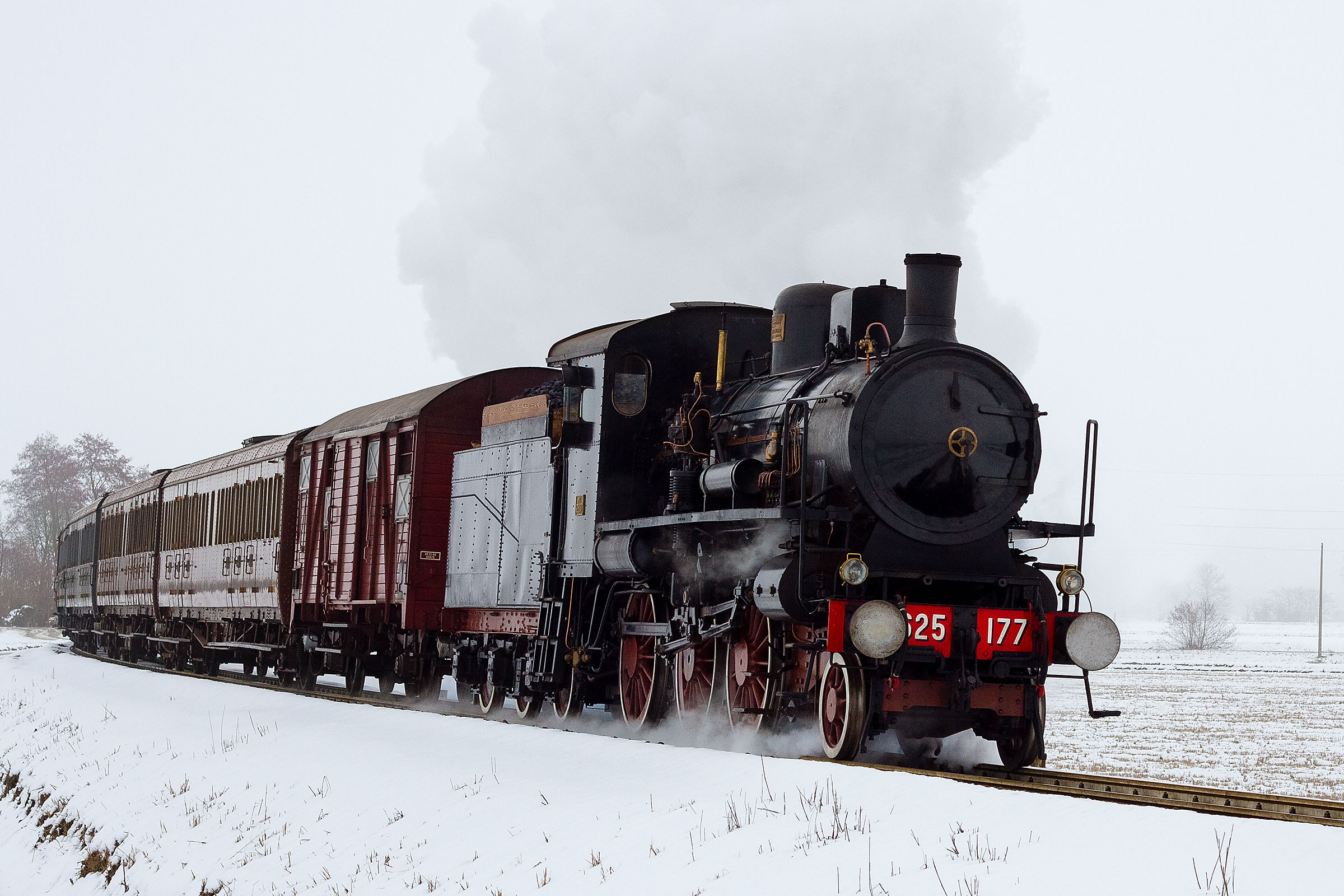Historic train Milan Alessandria