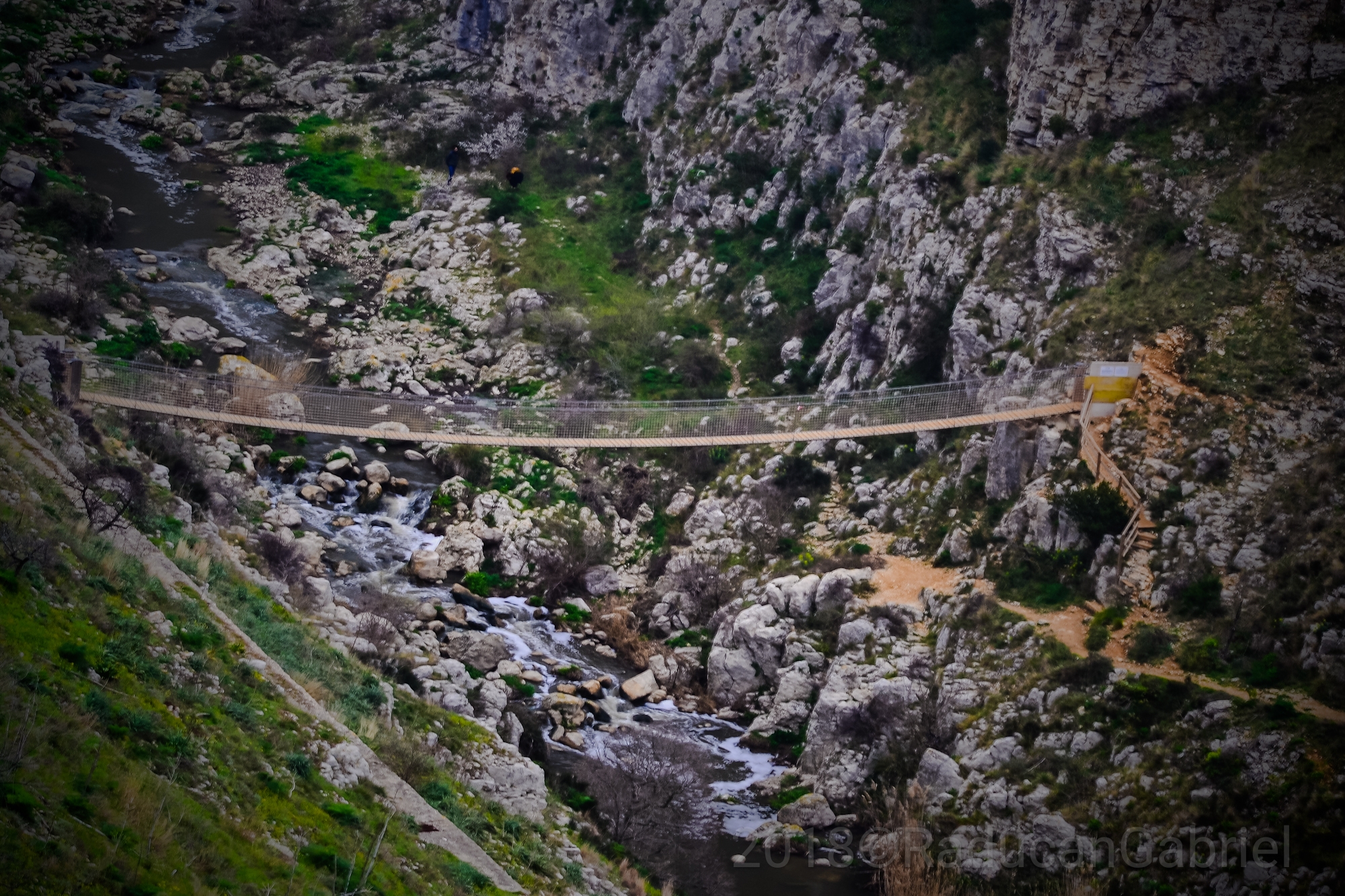 The Gravina river bridge ...