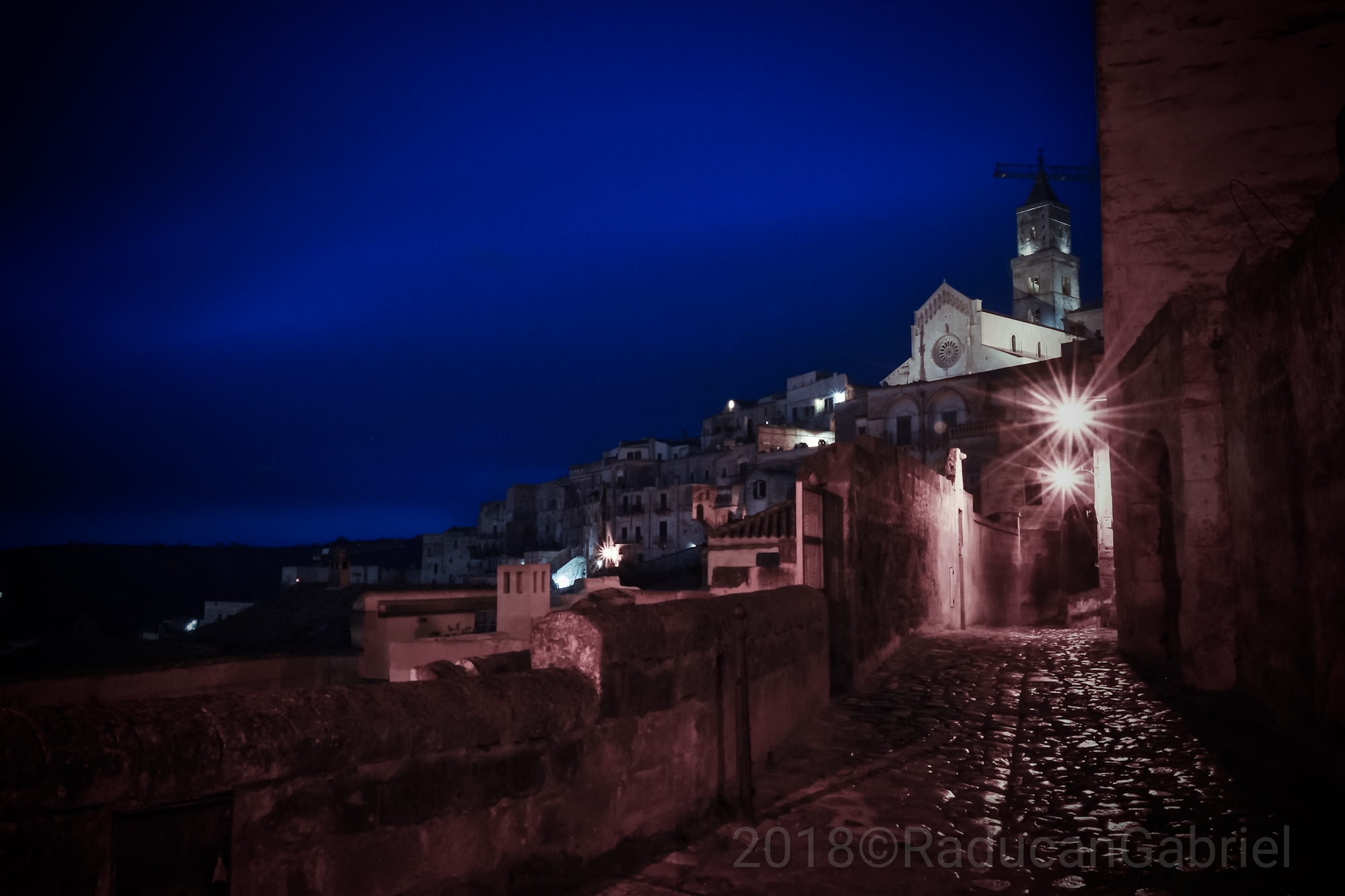 Matera at night ...