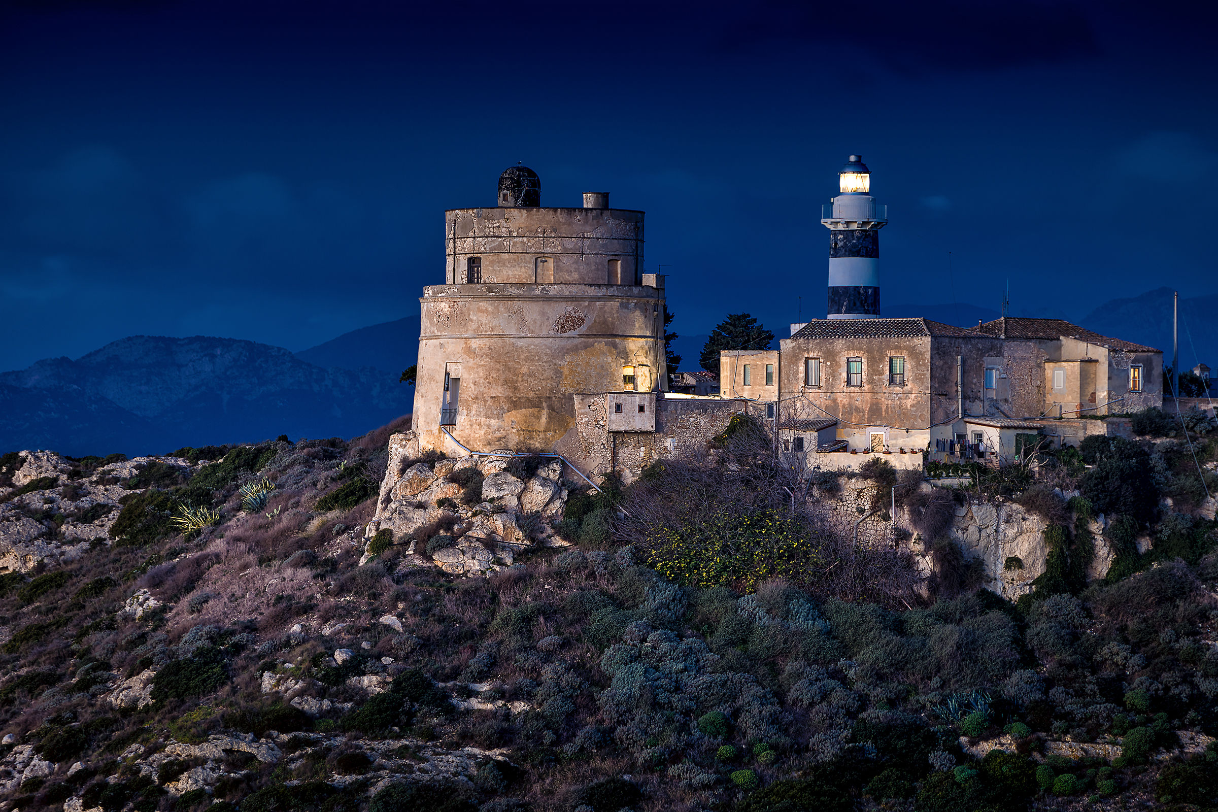 The last light on the tower